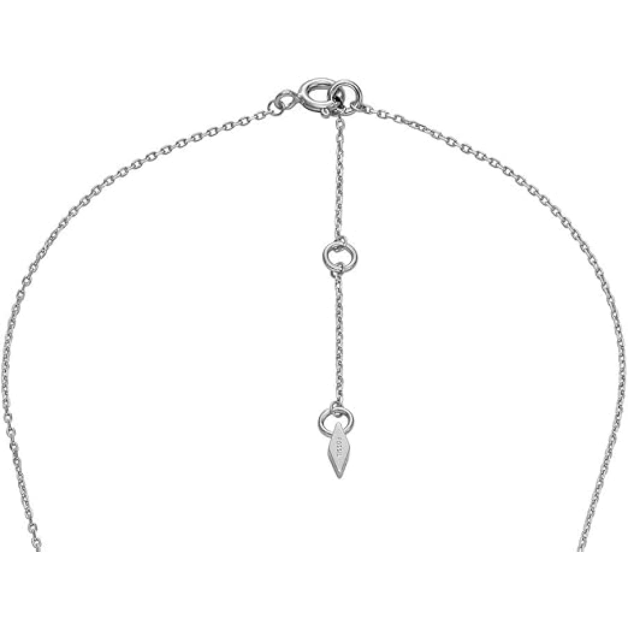 Fossil Infinity Sterling Silver Pendant Women's Necklace JFS00632040