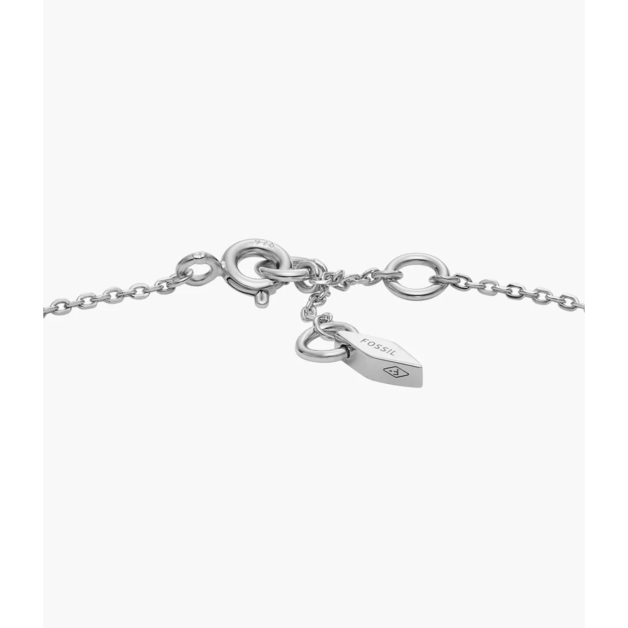 Fossil Infinity Sterling Silver Chain Women's Bracelet JFS00633040