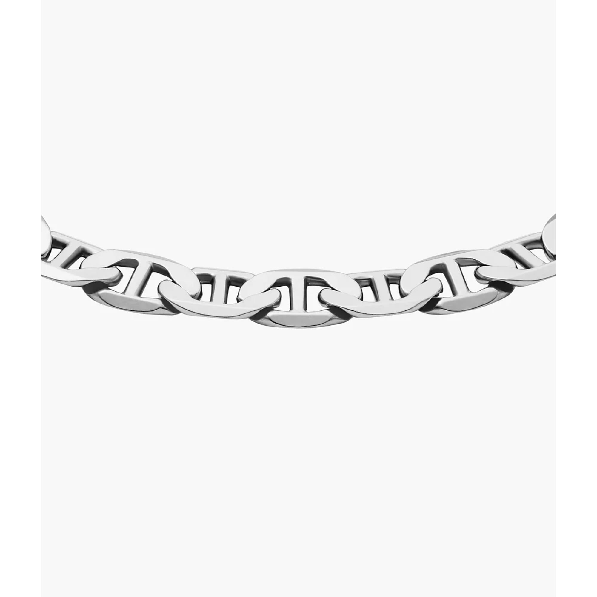 Fossil Unisex Heritage Anchor Chains Stainless Steel Chain Bracelet JA7239040