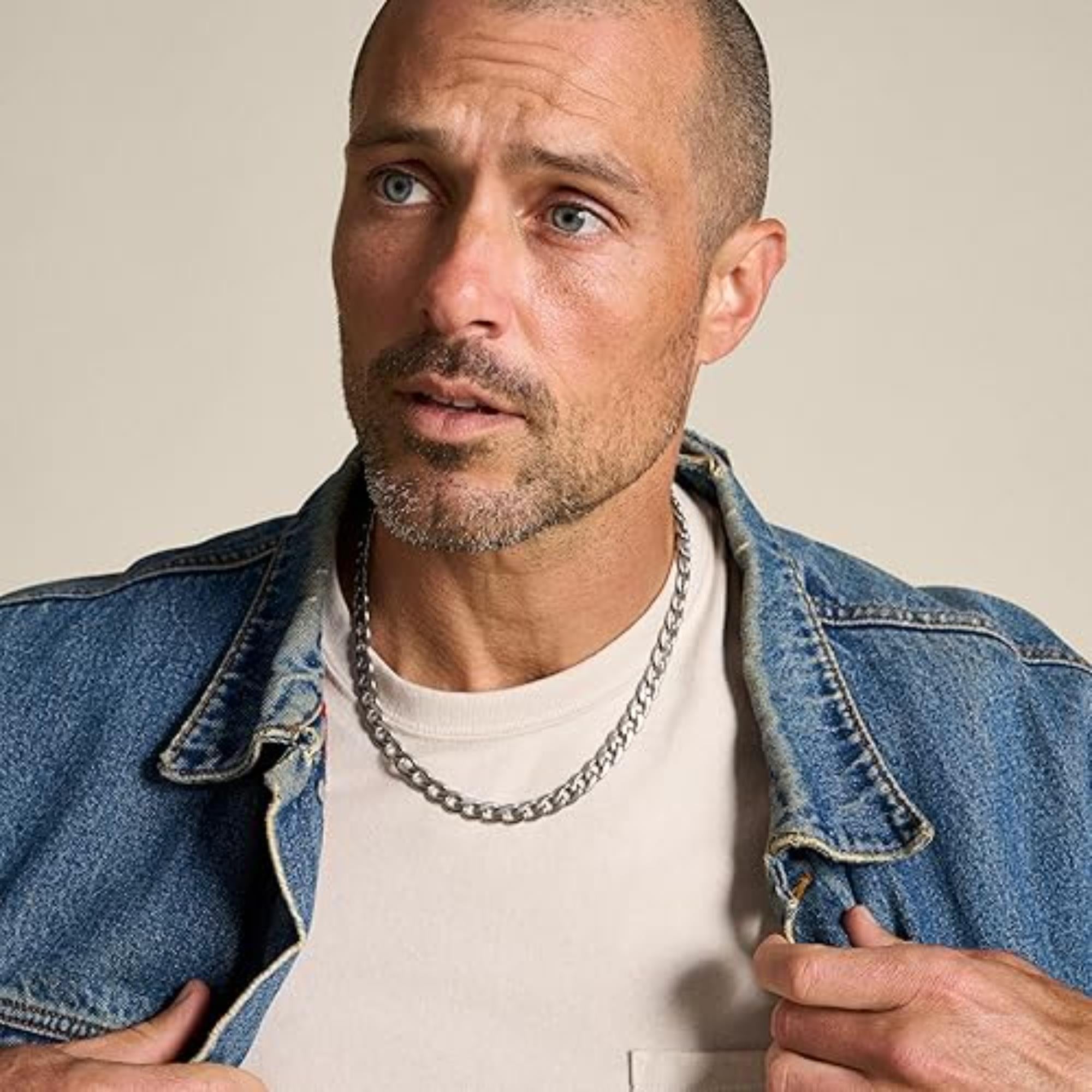 Fossil Heritage Anchor Chains Men's Necklace JA7238040