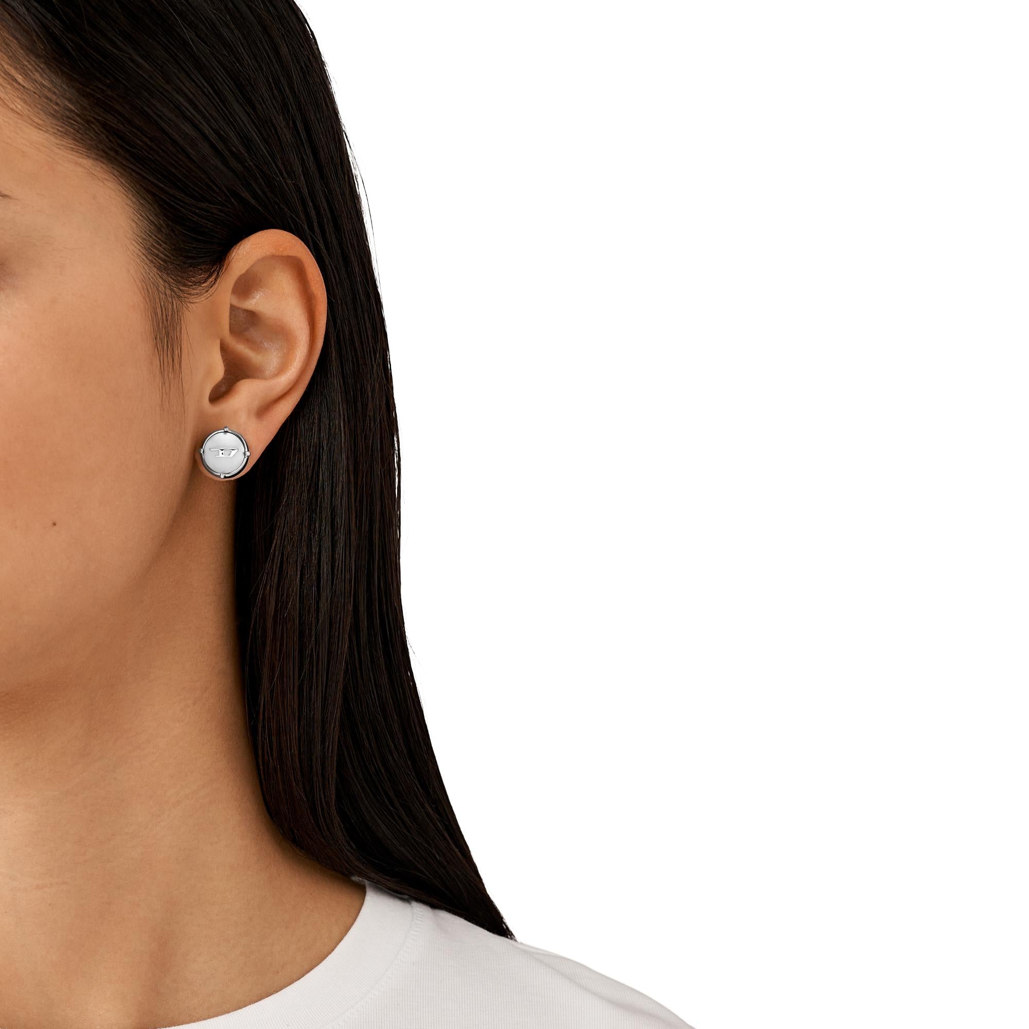 Diesel Unisex Stainless Steel Stud Earring DX1495040