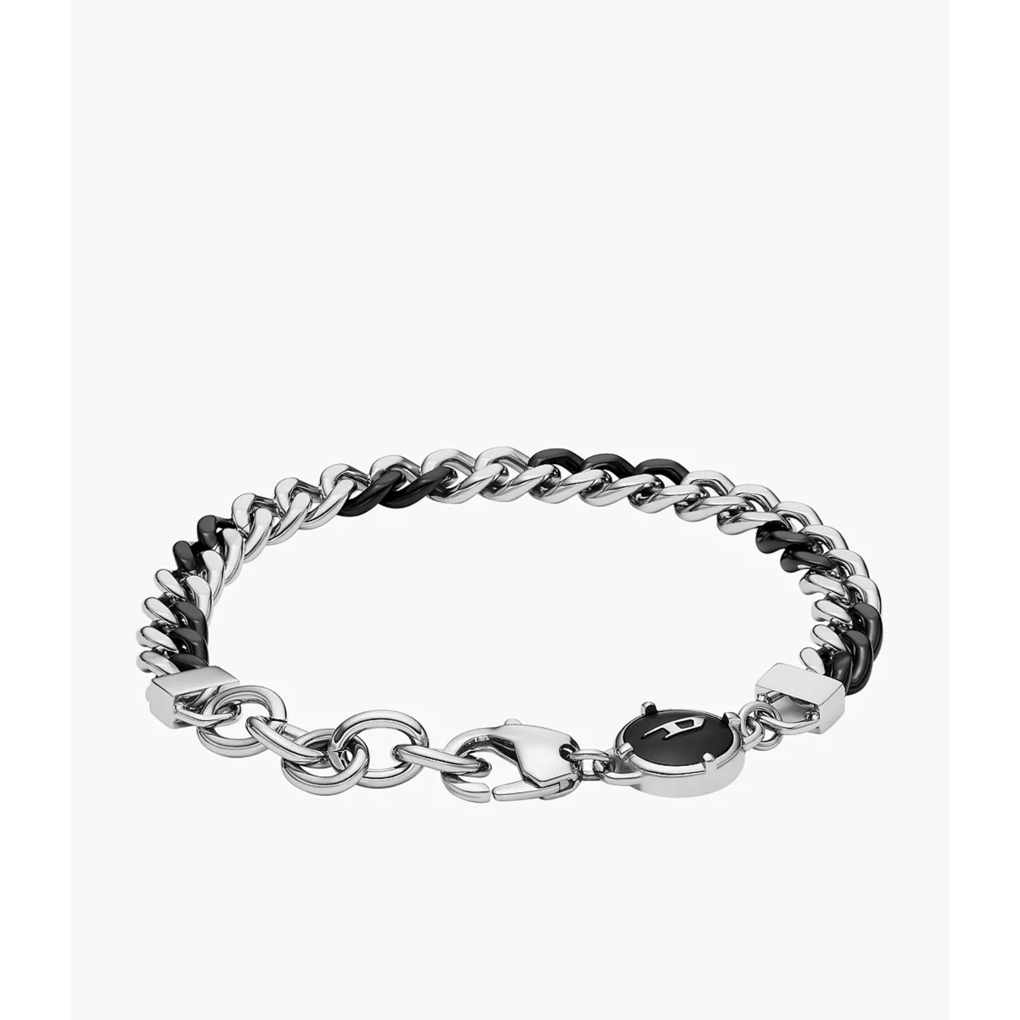 Diesel Two-Tone Stainless Steel Chain Unisex Bracelet DX1498931