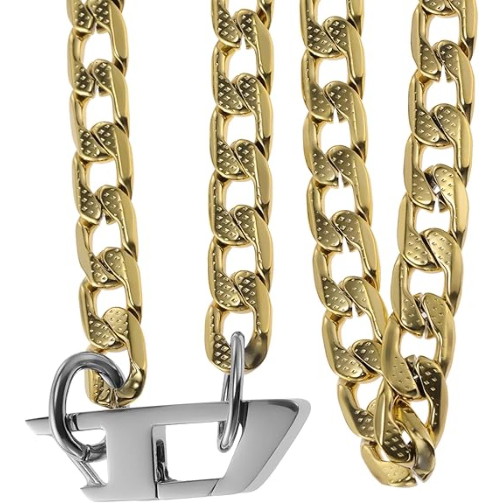 Diesel Chain Stainless Steel Unisex Necklace DX1438931