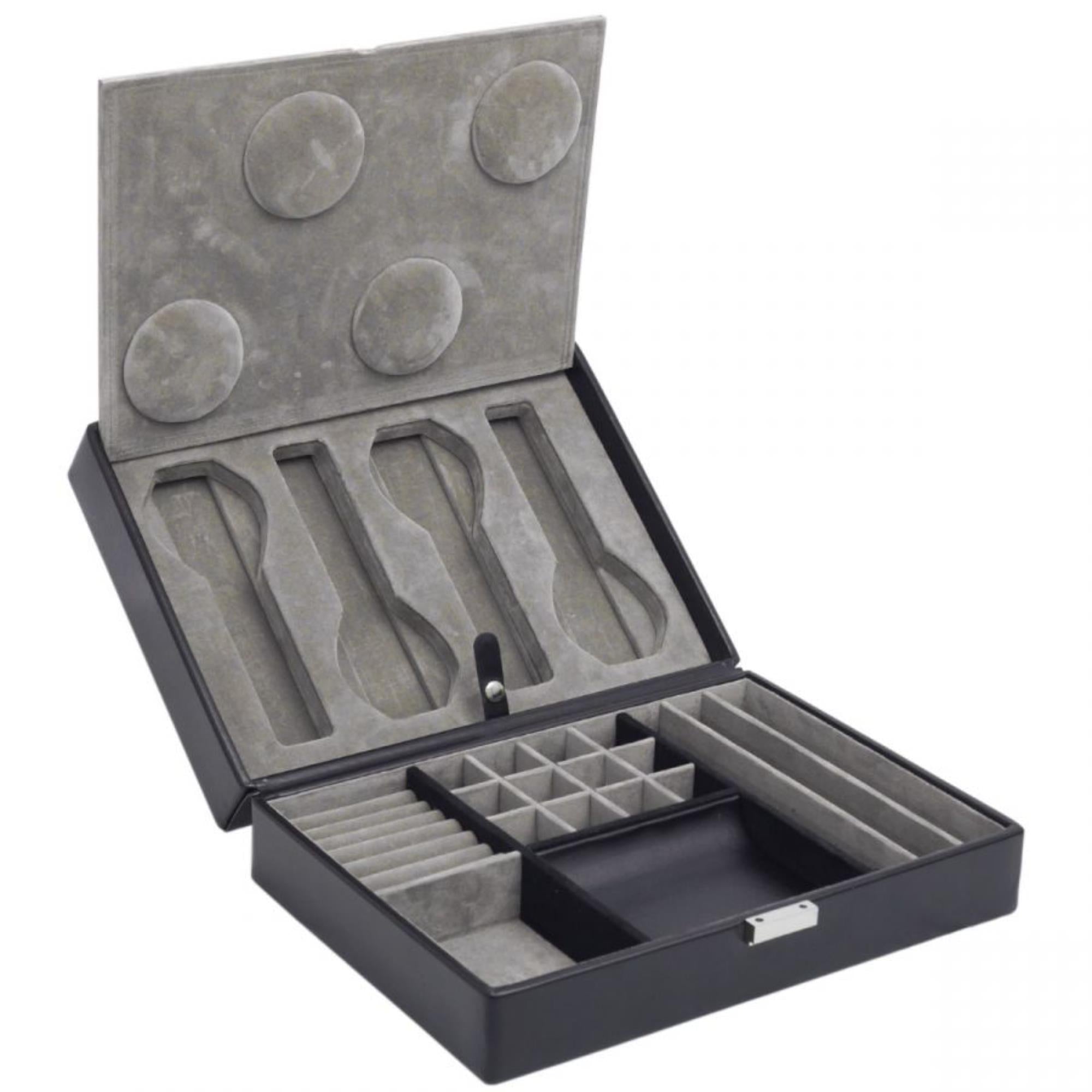 WOLF Heritage 4 Piece Watch Box with Valet 99505