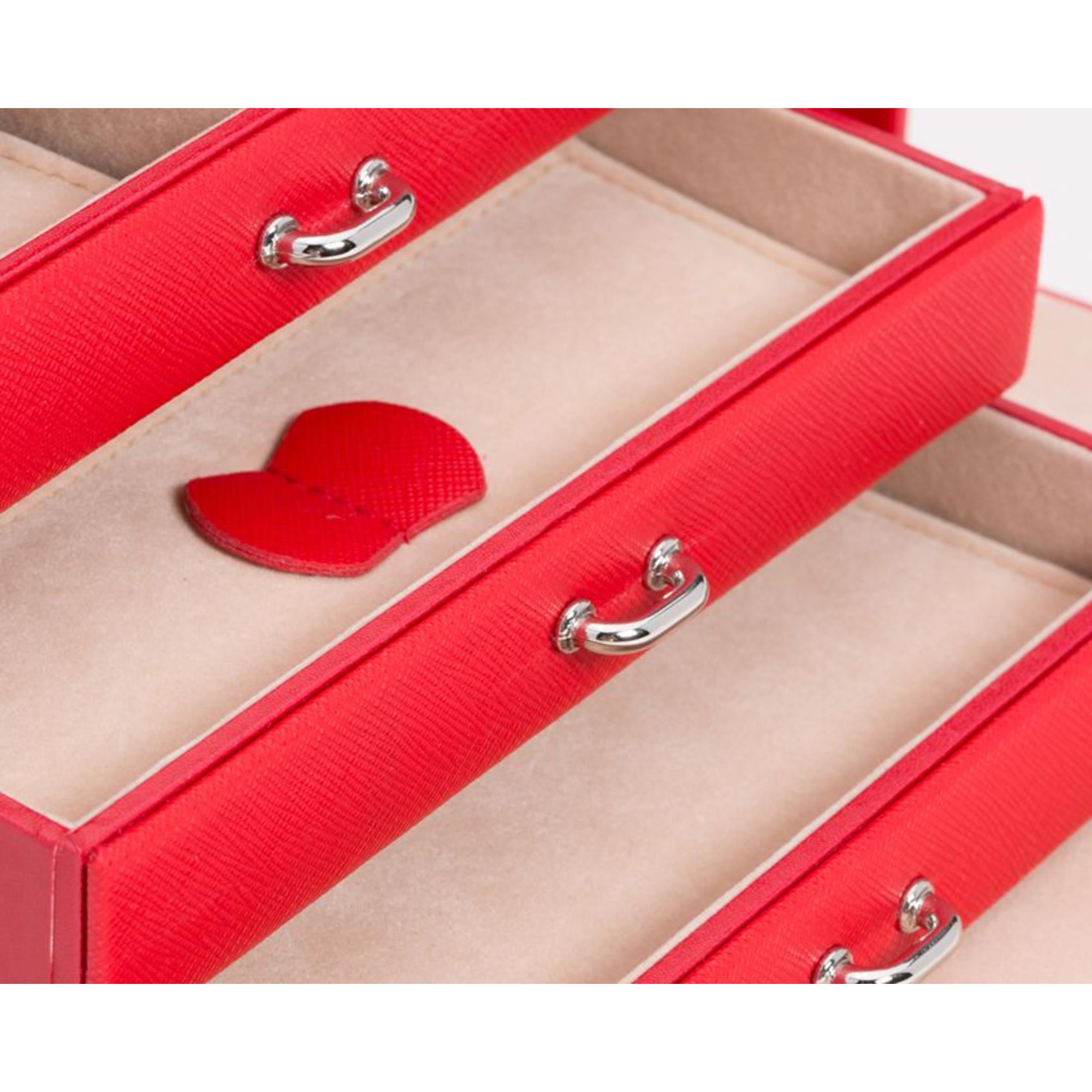 WOLF Heritage Small Jewelry Box Leather 280014