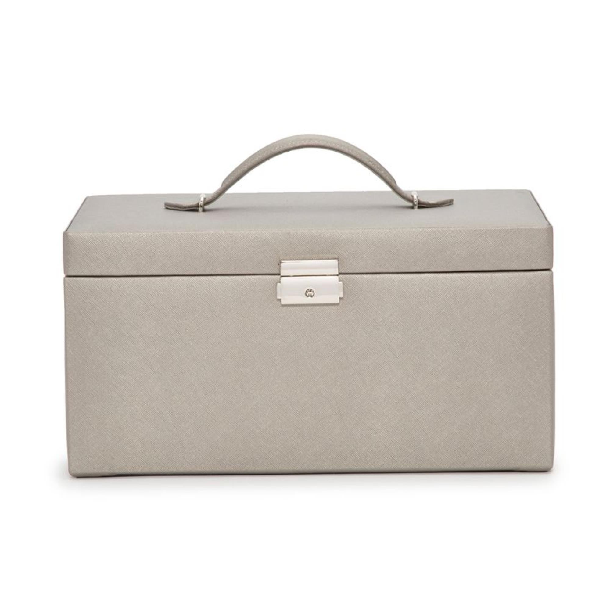 WOLF Heritage Large Jewelry Box Tan Leather 280234