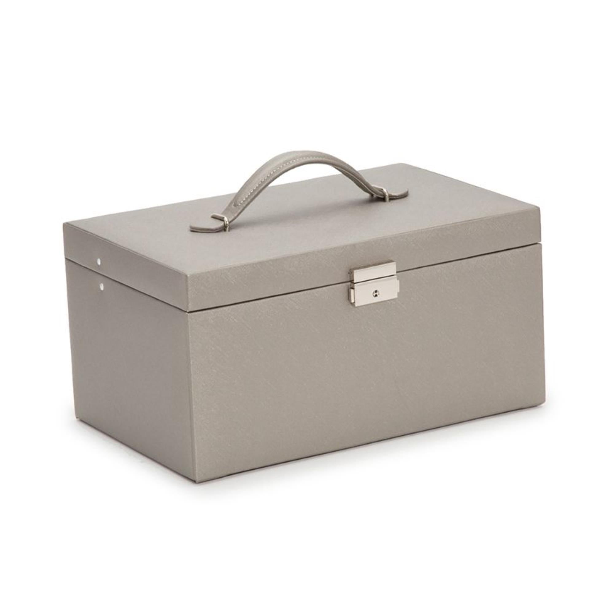 WOLF Heritage Large Jewelry Box Tan Leather 280234