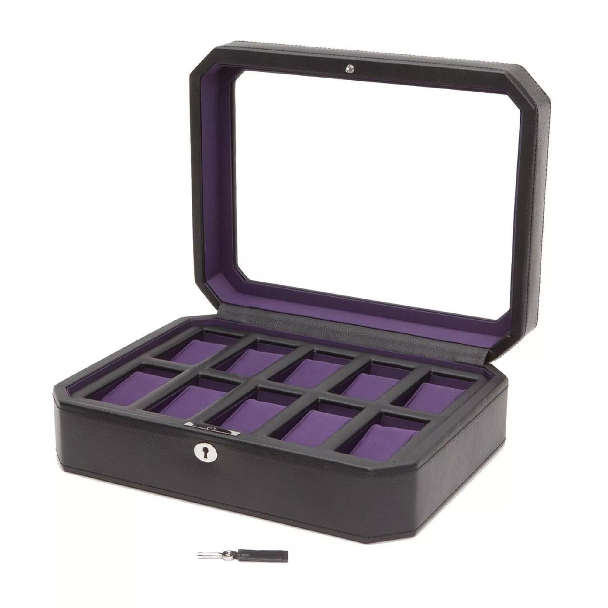 WOLF Windsor 10 Piece Watch Box 458403