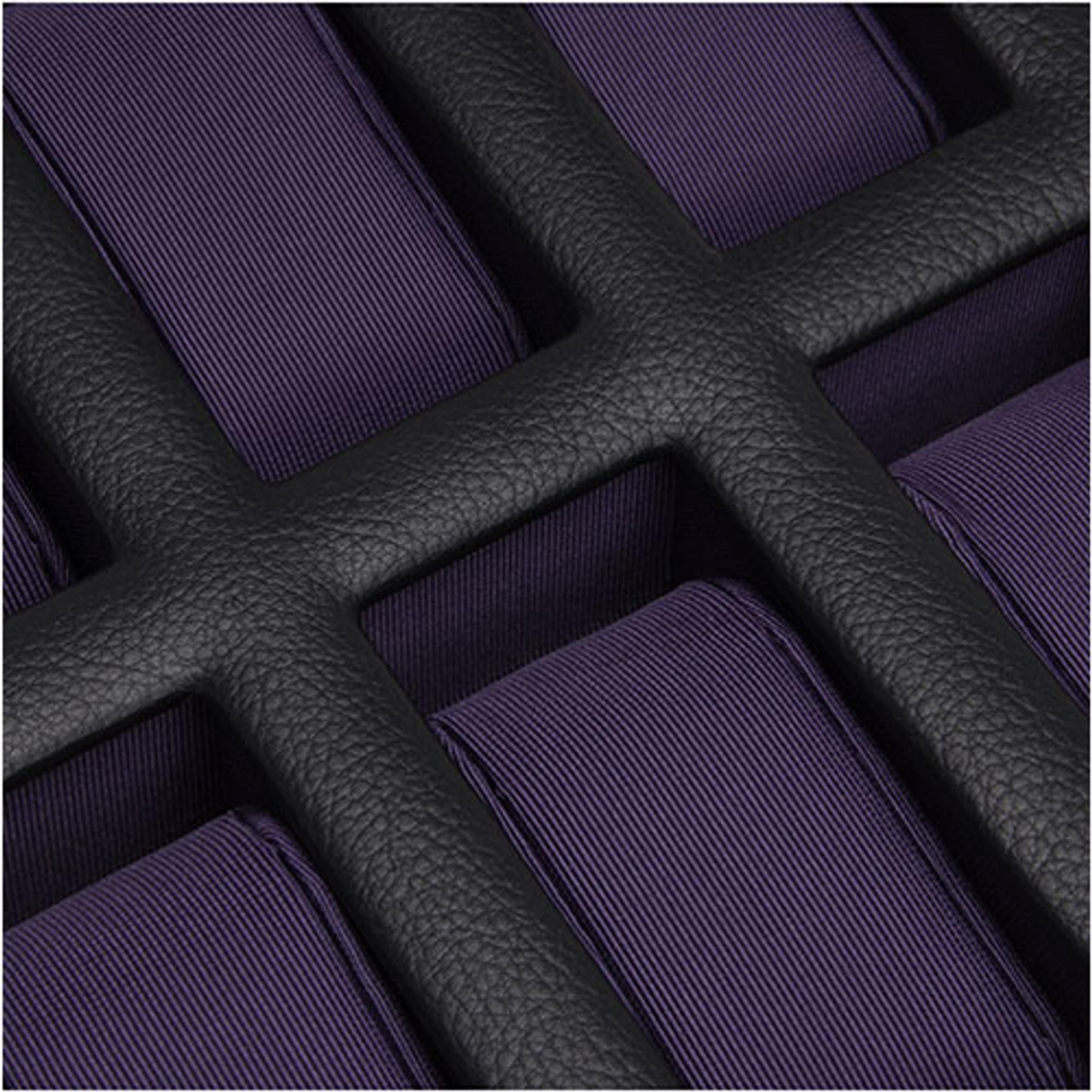 WOLF Windsor Black & Purple Watch Box 458603