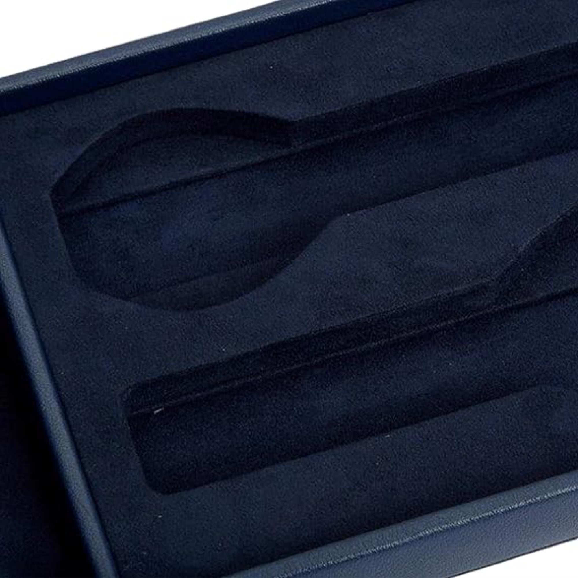WOLF Heritage 2-Piece Travel Watch Box Navy 995017