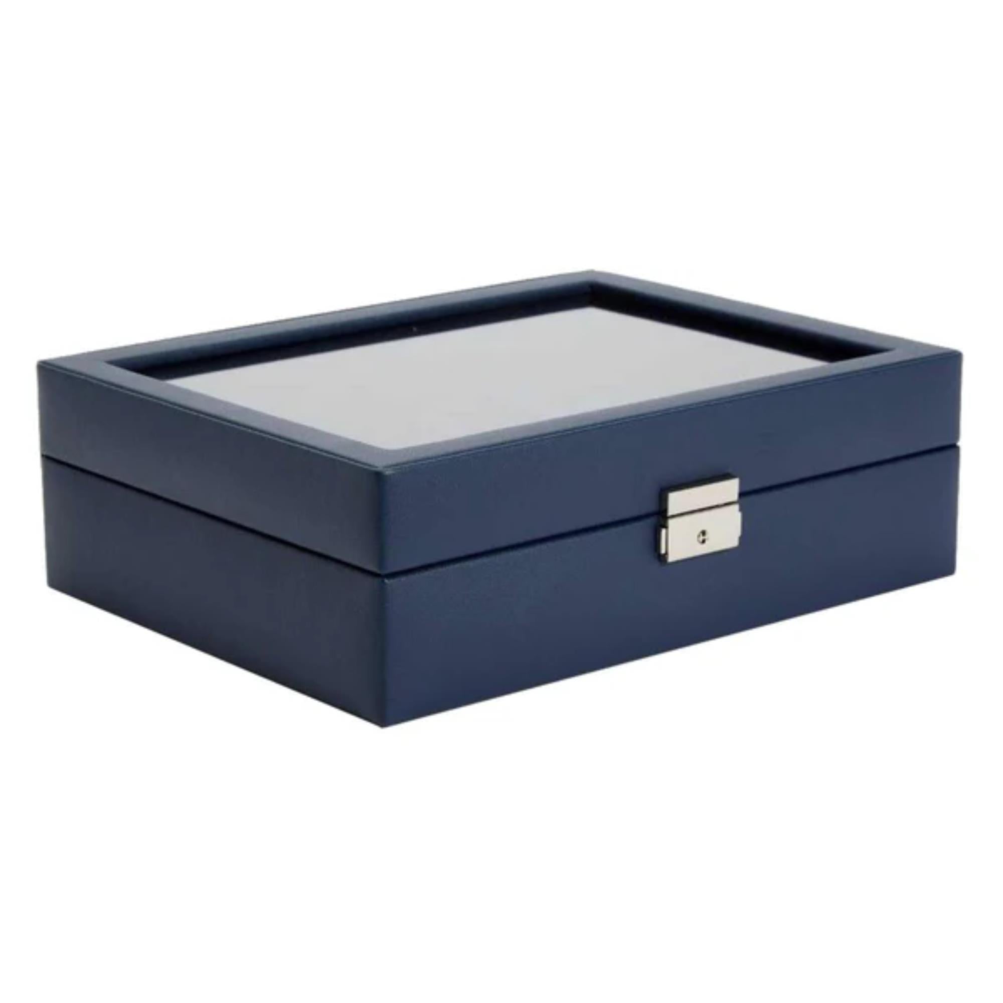 WOLF Heritage 10-Piece Watch Box Navy 995217