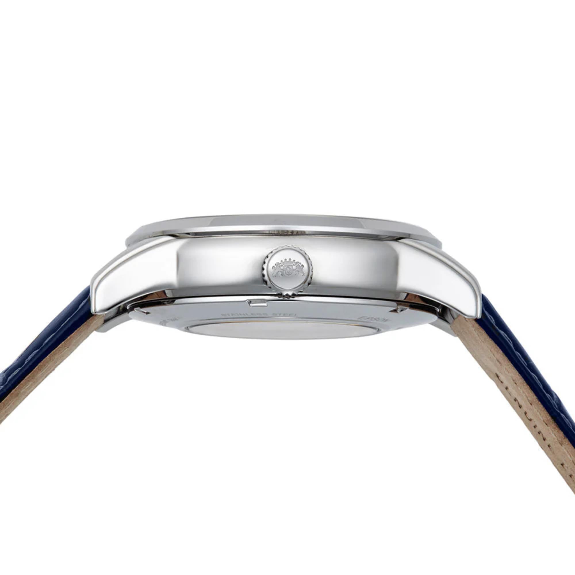 Orient Sun and Moon White Dial Leather Strap Men's Watch RA-AK0008S30B