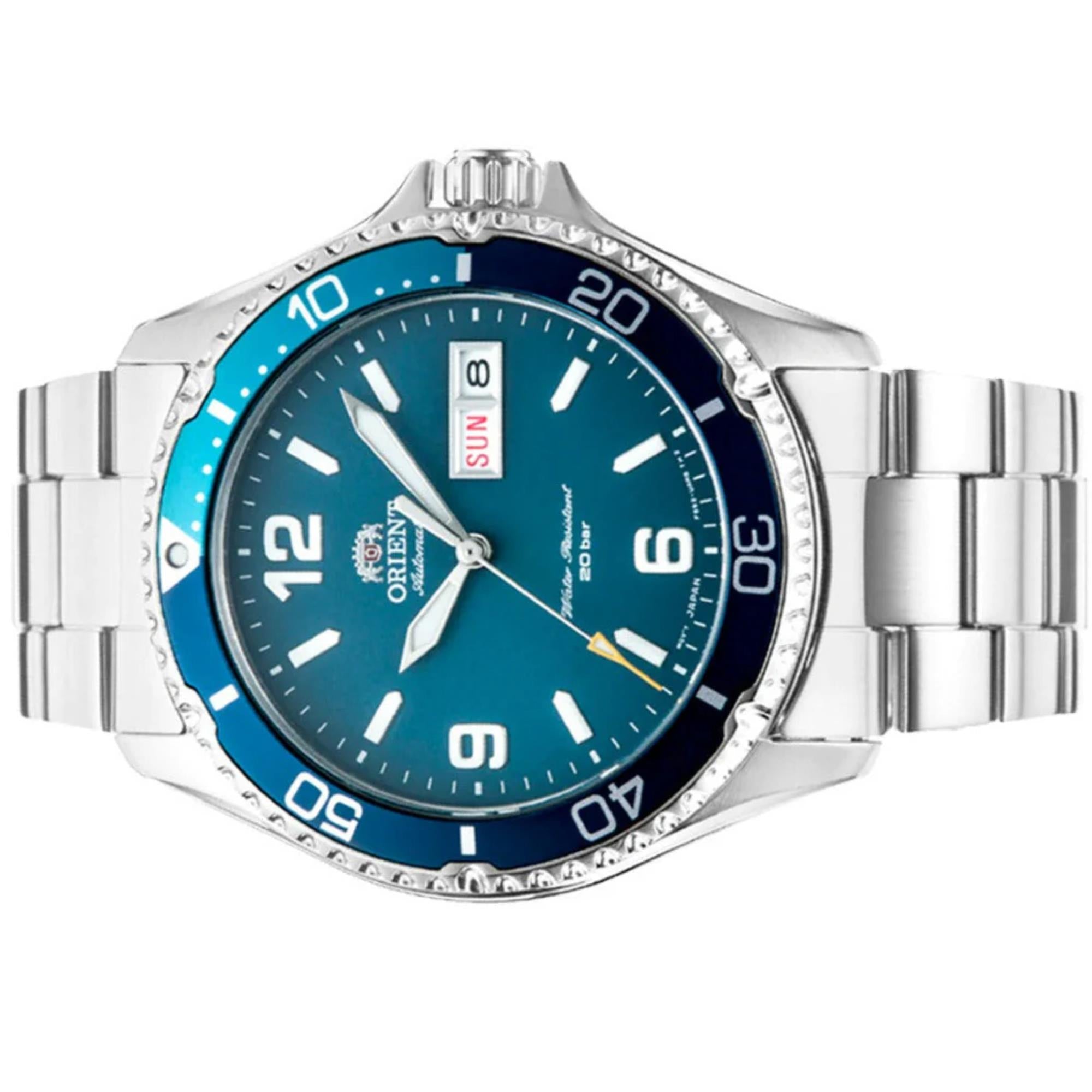 Orient Mako 2023 Automatic Blue Dial Steel Strap Men’s Watch RA-AA0818L39B