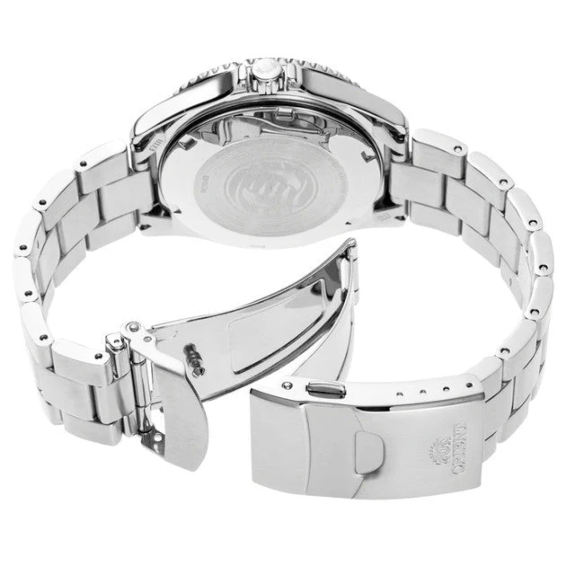 Orient Mako 2023 Automatic Blue Dial Steel Strap Men’s Watch RA-AA0818L39B