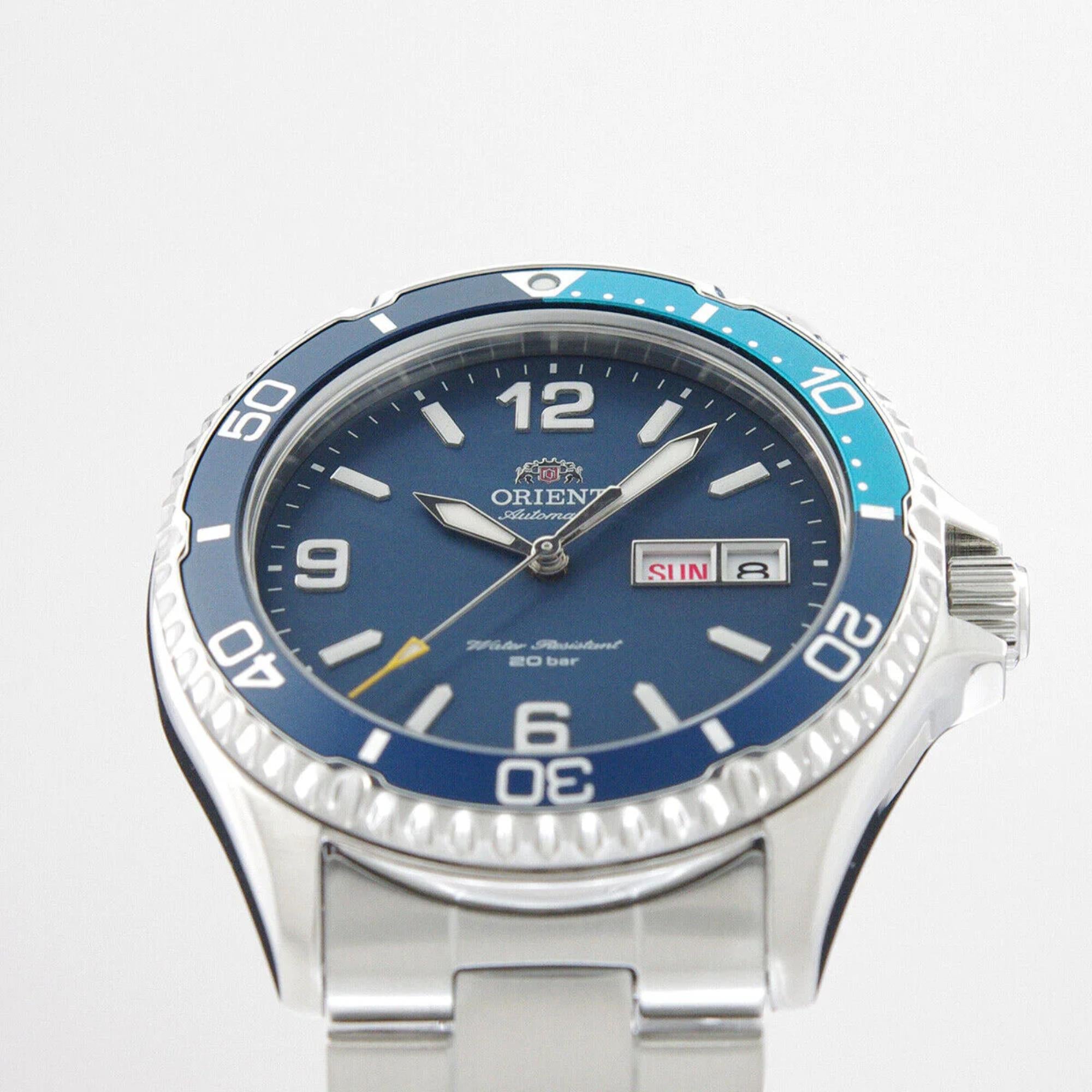 Orient Mako 2023 Automatic Blue Dial Stainless Steel Bracelet Men’s Watch RA-AA0818L39B