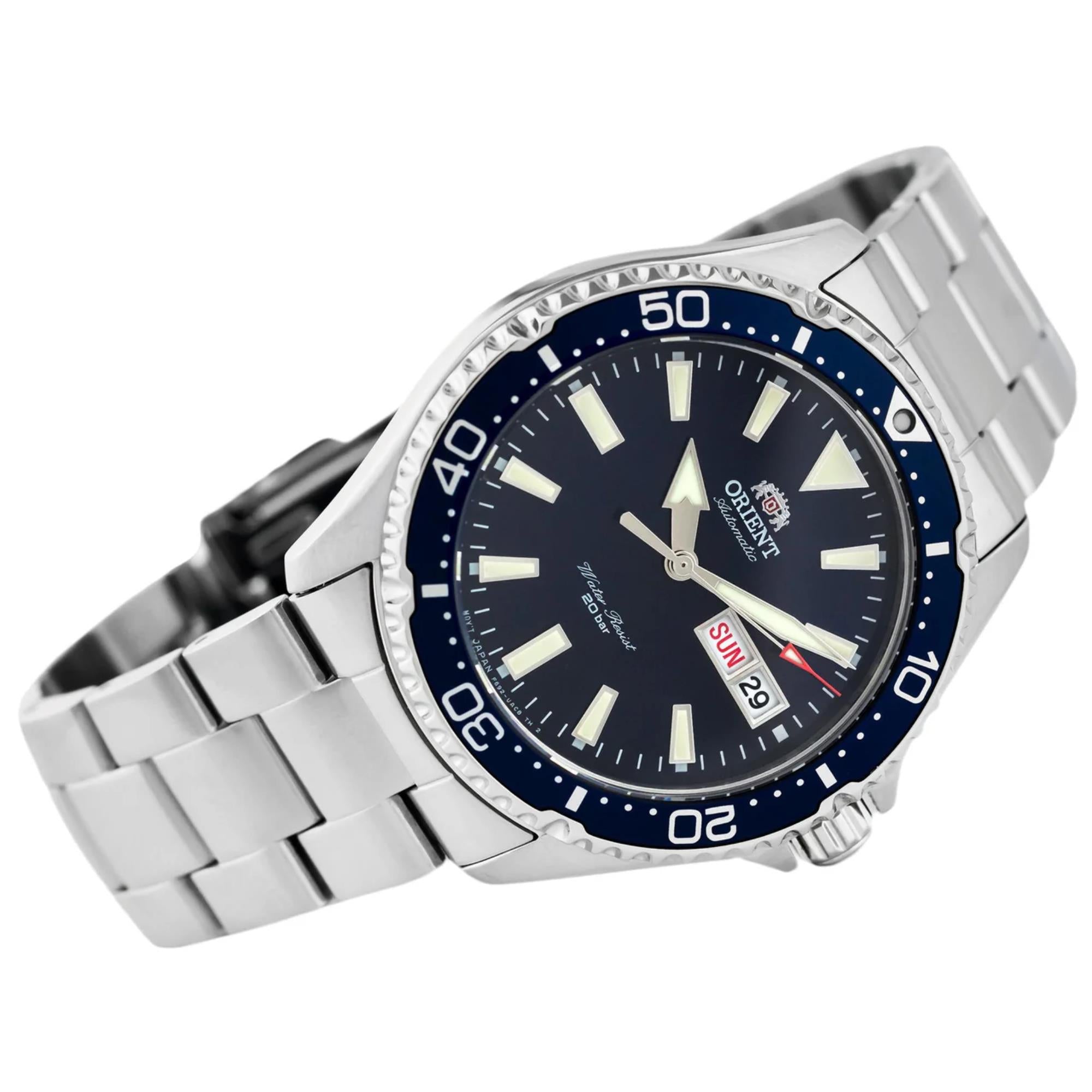 Orient Kamasu Mako III Automatic Blue Dial Men’s Dive Watch RA-AA0002L39B