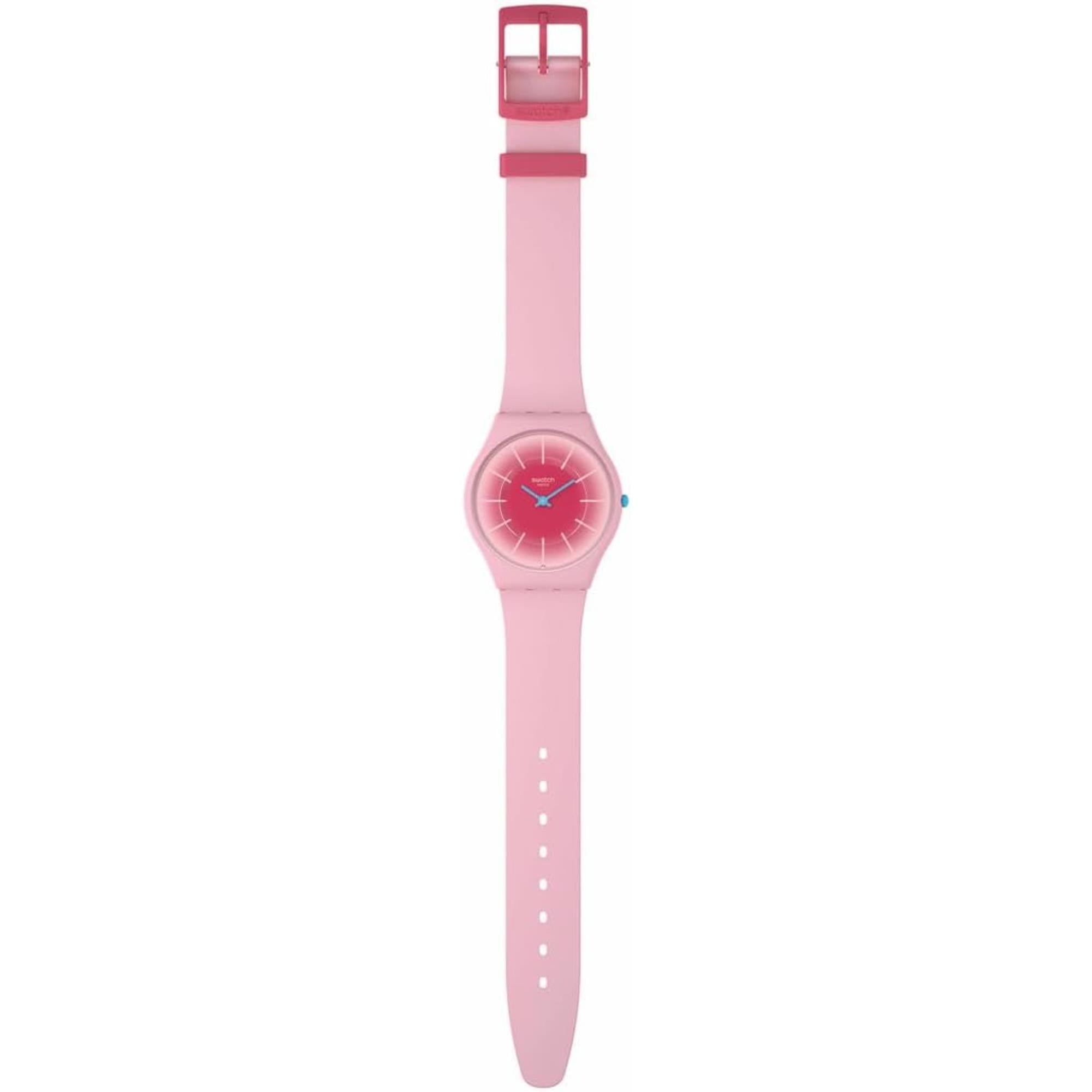 Swatch Radiantly Pink Women’s Quartz Pink Dial Watch SS08P110