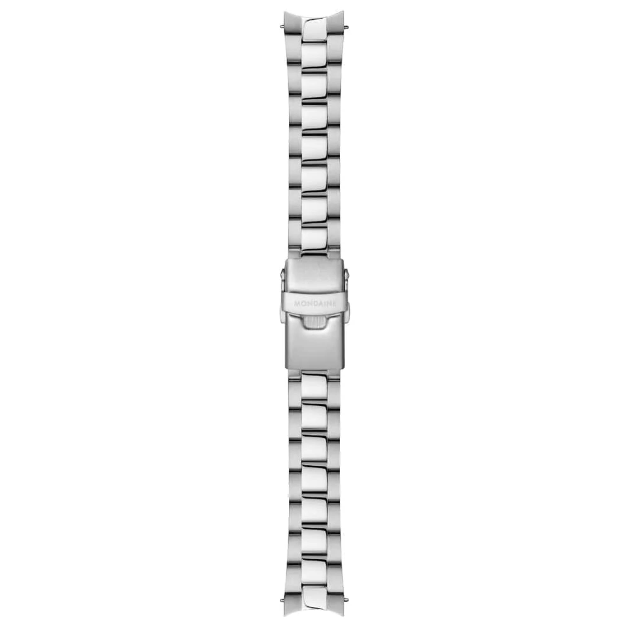 Mondaine Classic Stainless Steel Strap White Dial Ladies Watch A658.30323.11SBJ