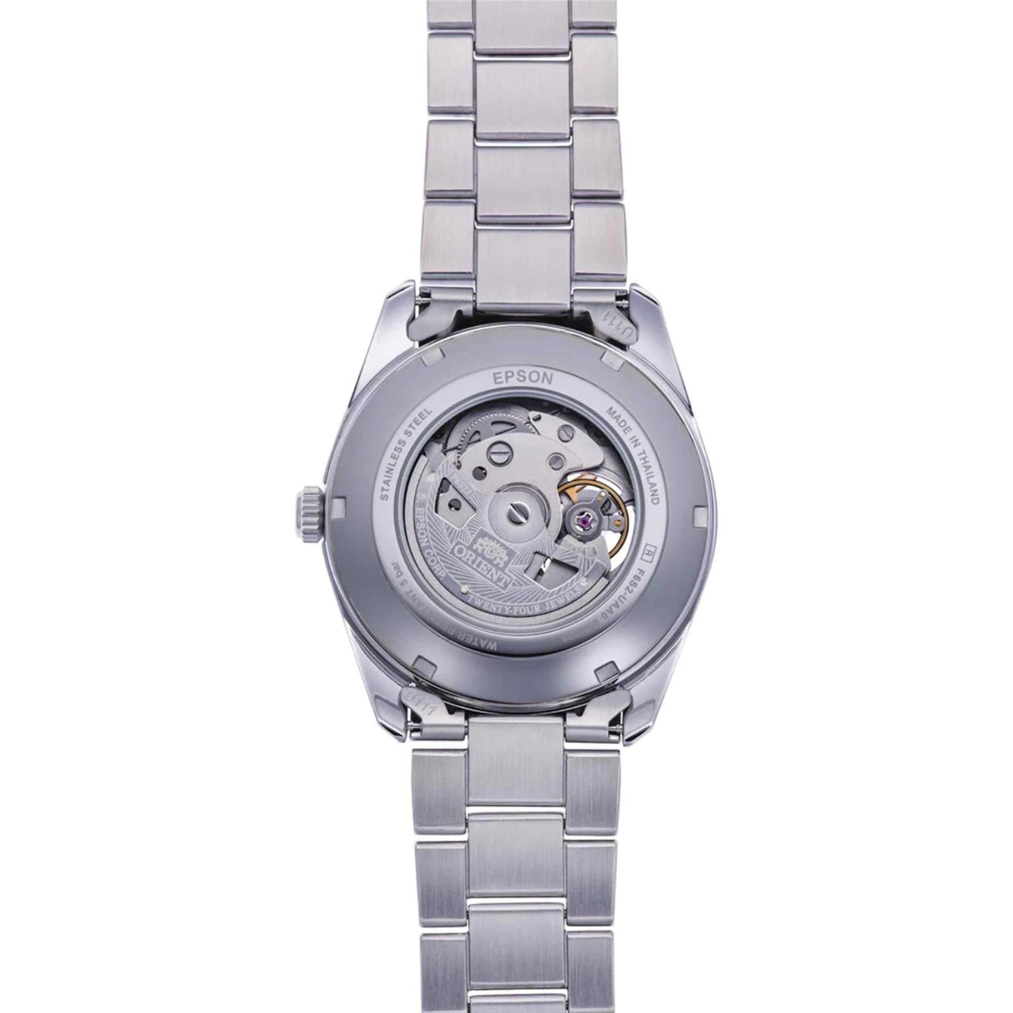 Orient Contemporary 41mm Open Heart Red Dial Steel Mens Automatic Watch RA-AR0010R30B