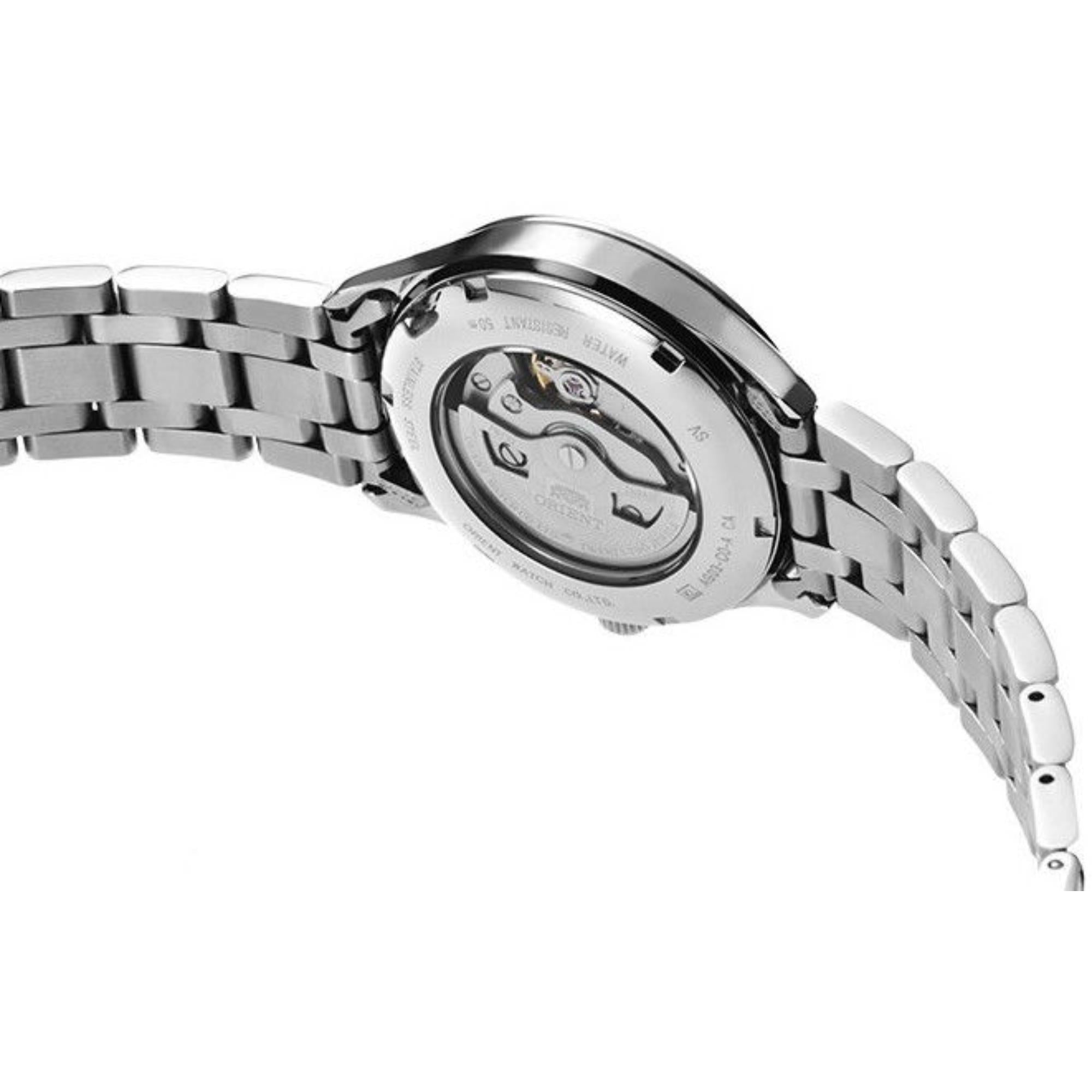 Orient Contemporary 38.5mm Open Heart Blue Dial Steel Mens Automatic Watch TAG03001D0