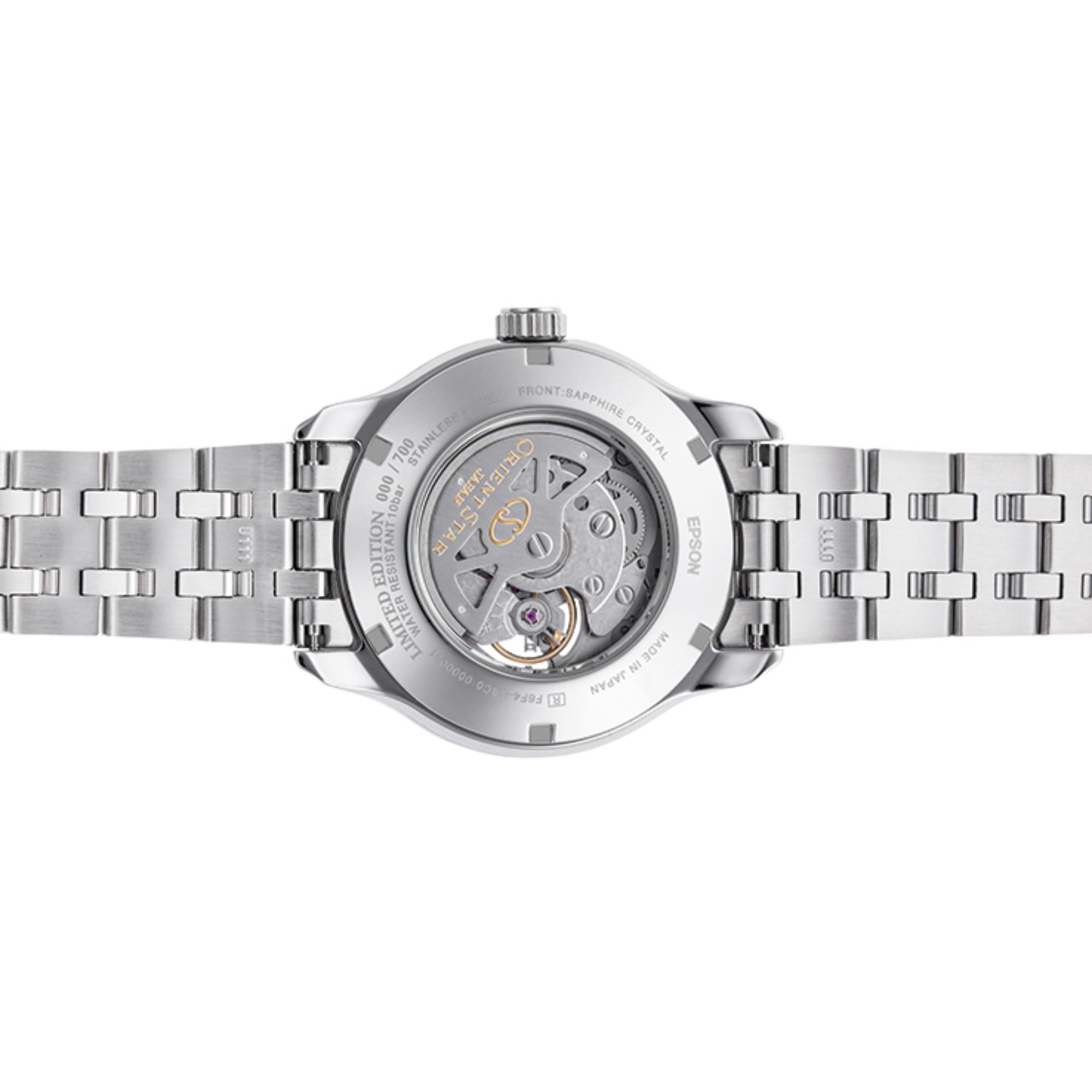Orient Star Contemporary Mint Green Dial Stainless Steel Strap Men's Watch RE-AV0B11E00B