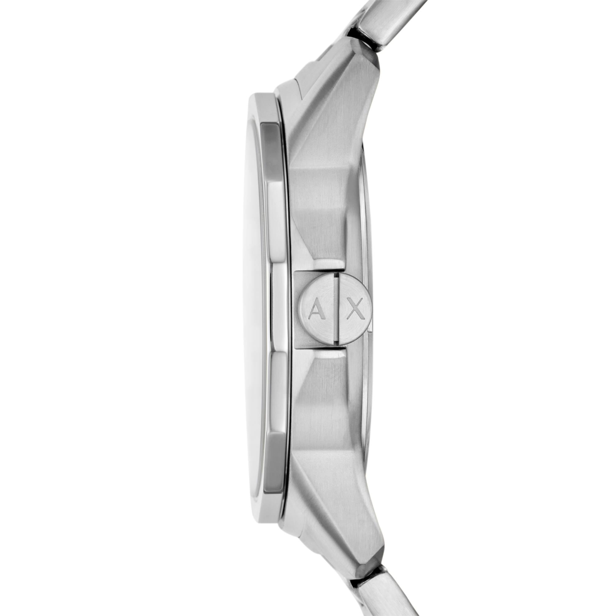 Armani Exchange Banks Quartz Blue Dial Stainless Steel Strap Men's Watch AX1767