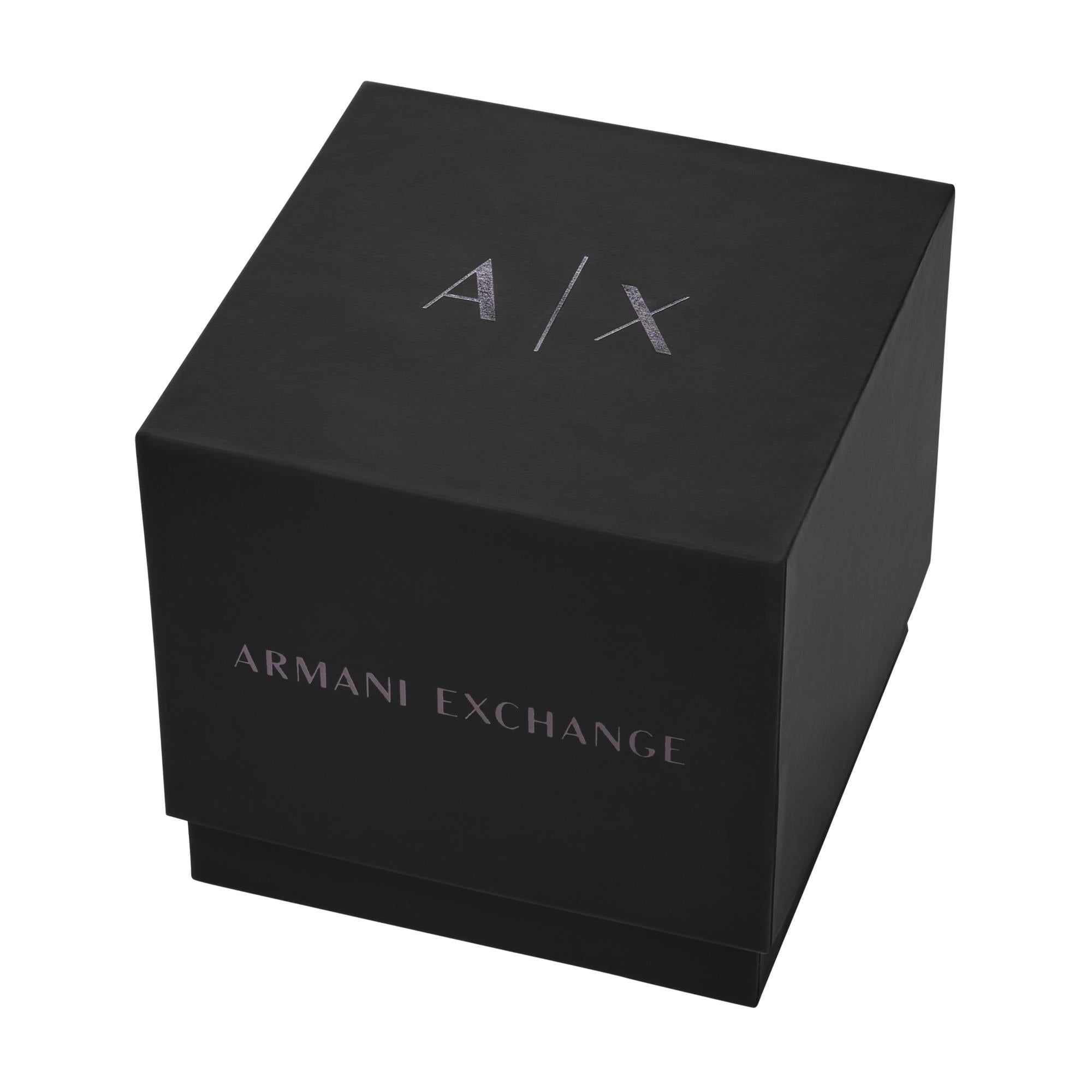 Armani Exchange Banks Quartz Blue Dial Stainless Steel Strap Men's Watch AX1767