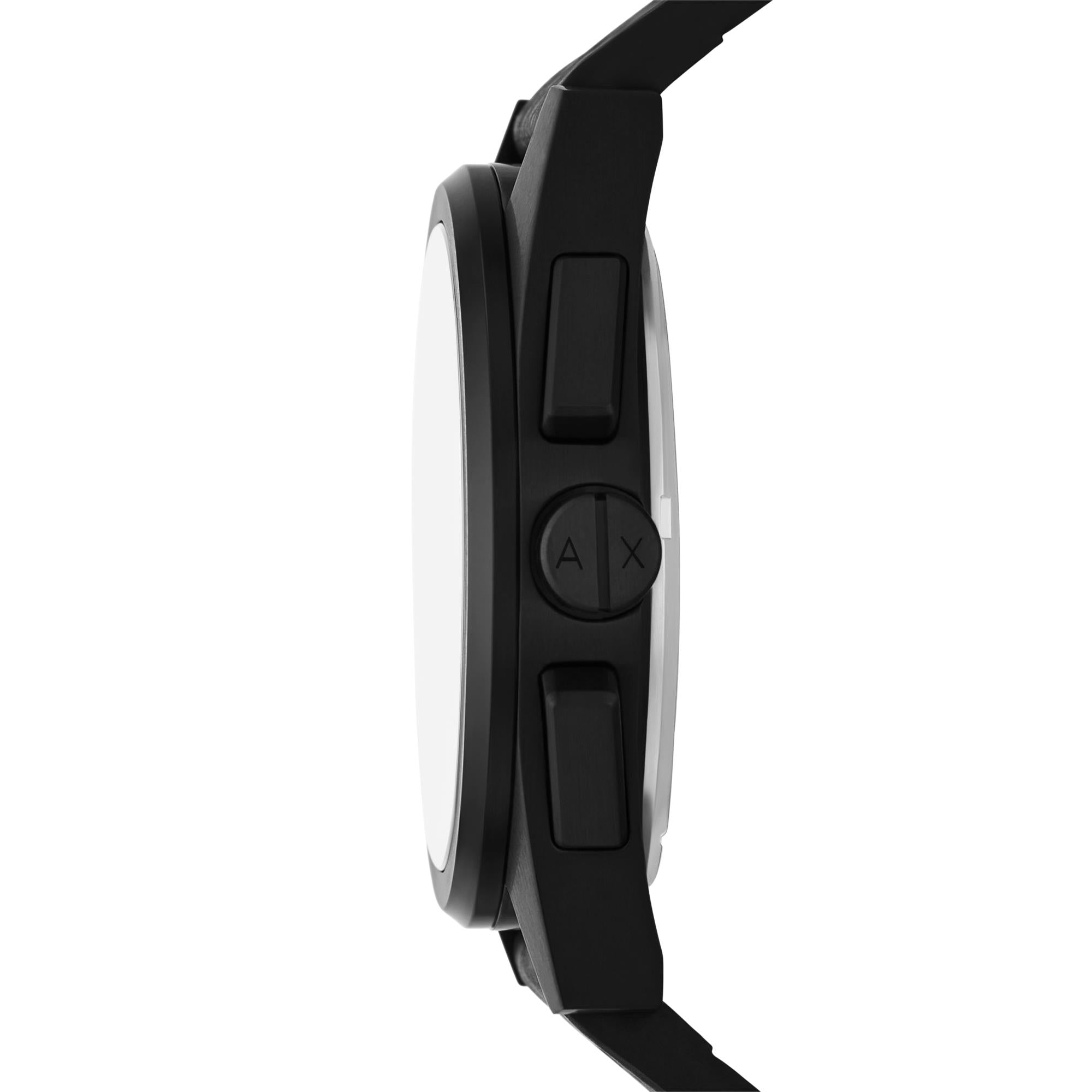 Armani Exchange Gray Dial Rubber Strap Men's Watch AX2865