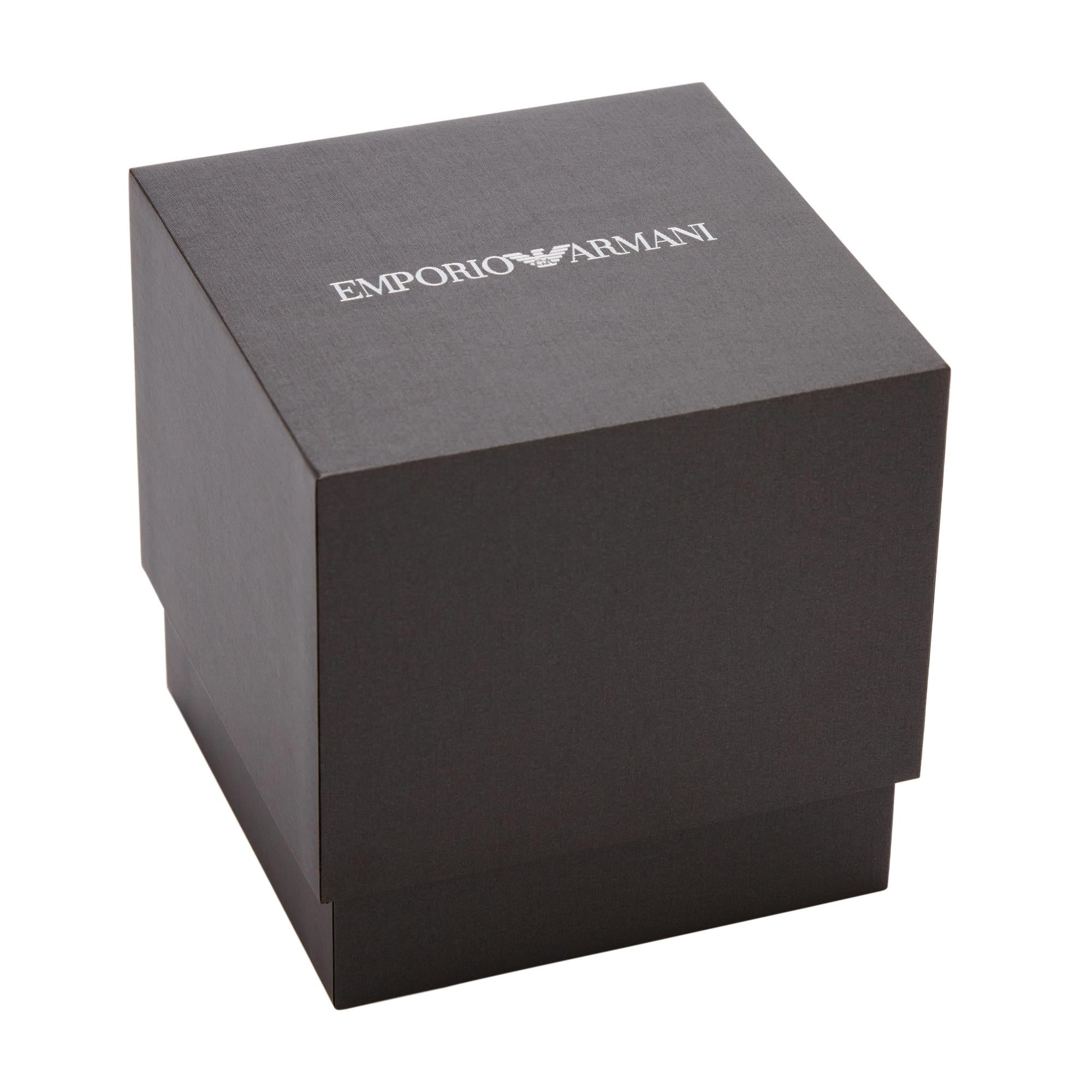 Emporio Armani World Explorer Quartz Chronograph Blue Dial Stainless Steel Men's Watch AR11681