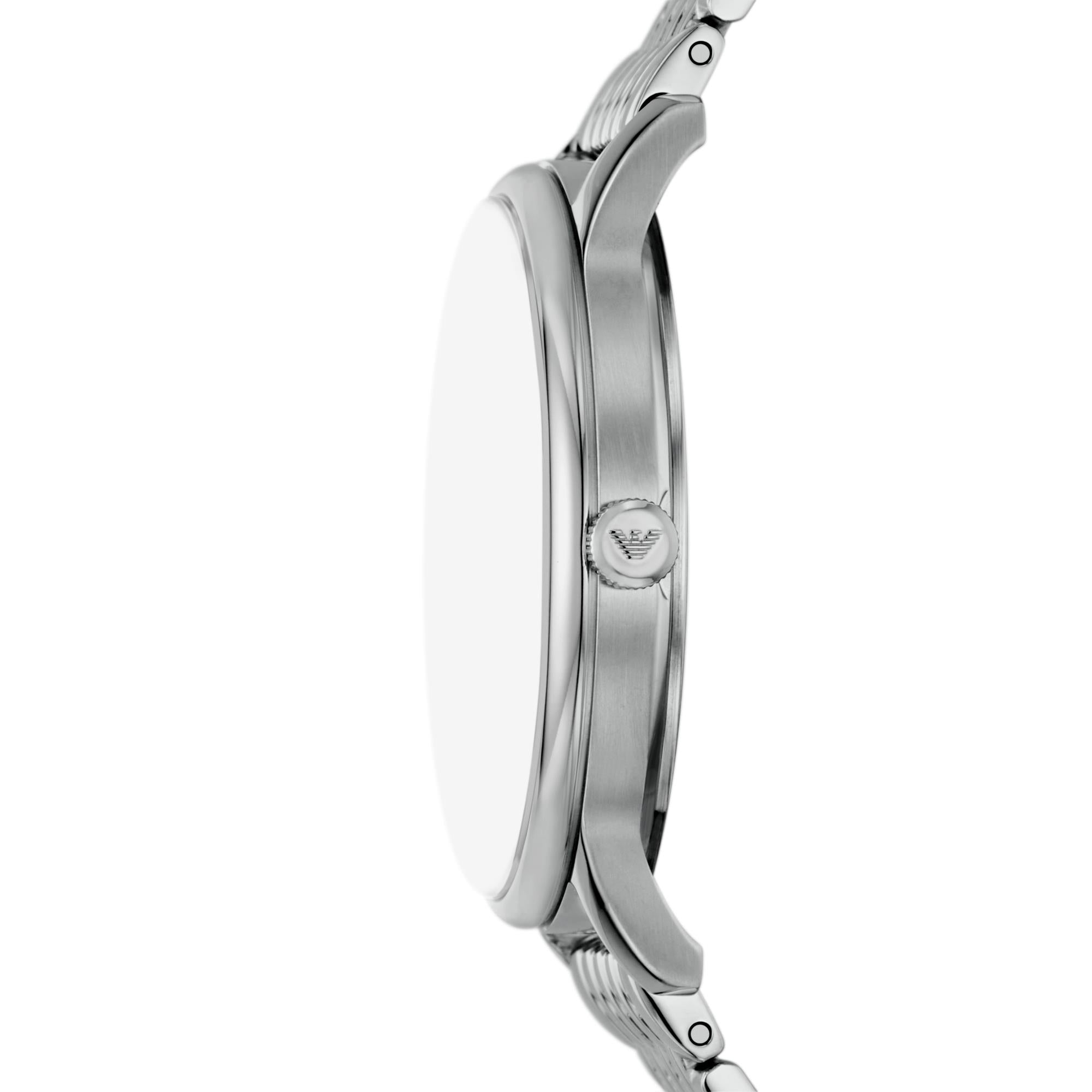 Emporio Armani Blue Dial Stainless Steel Strap Men's Watch AR11674