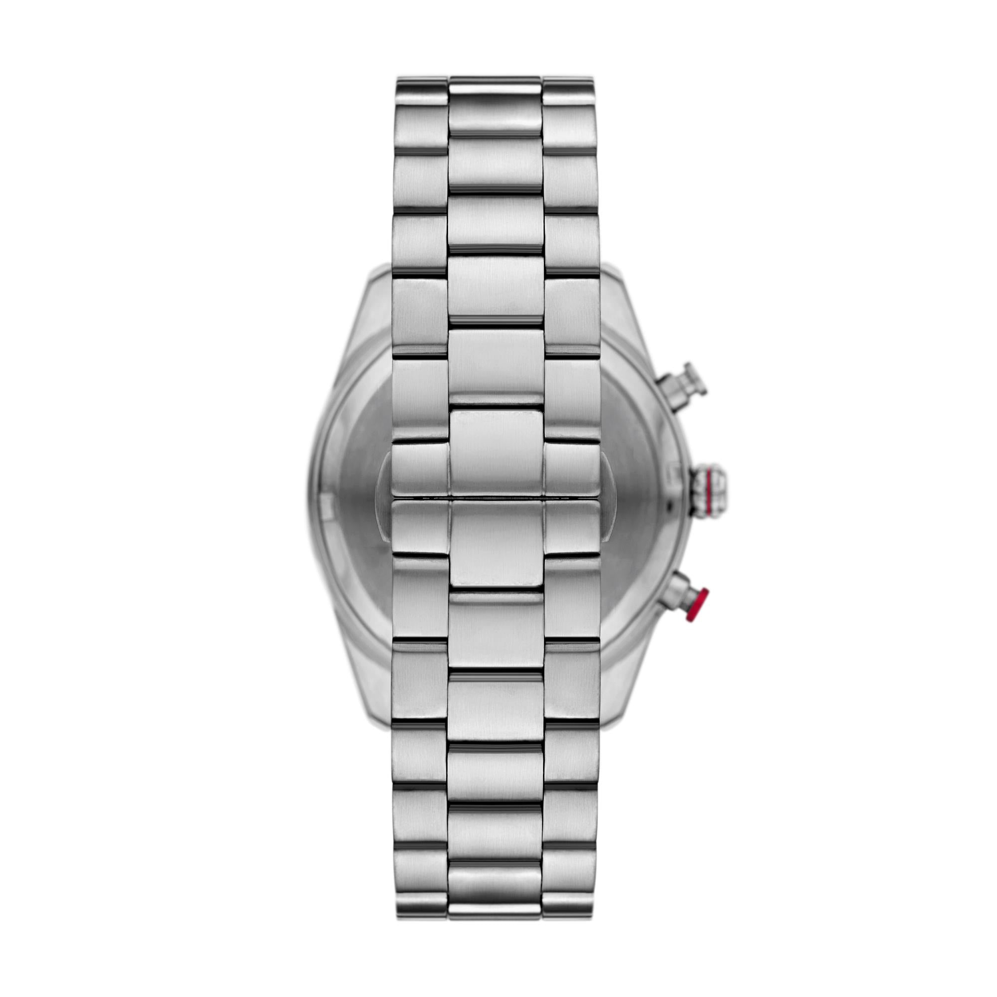 Emporio Armani Racer Chronograph Blue Dial Stainless Steel Men's Watch AR11676