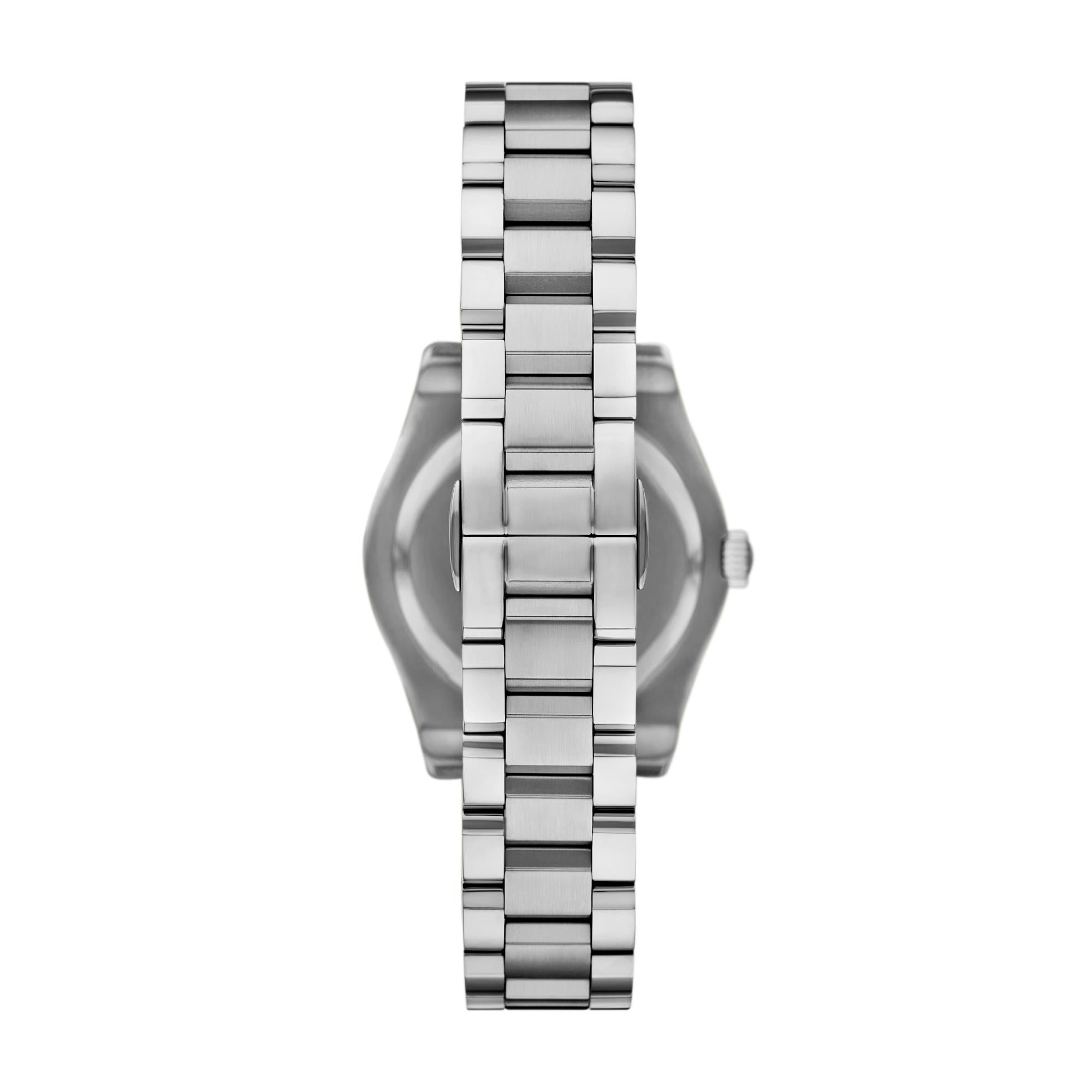 Emporio Armani Stainless Steel Strap Pink Dial Ladies Watch AR11658
