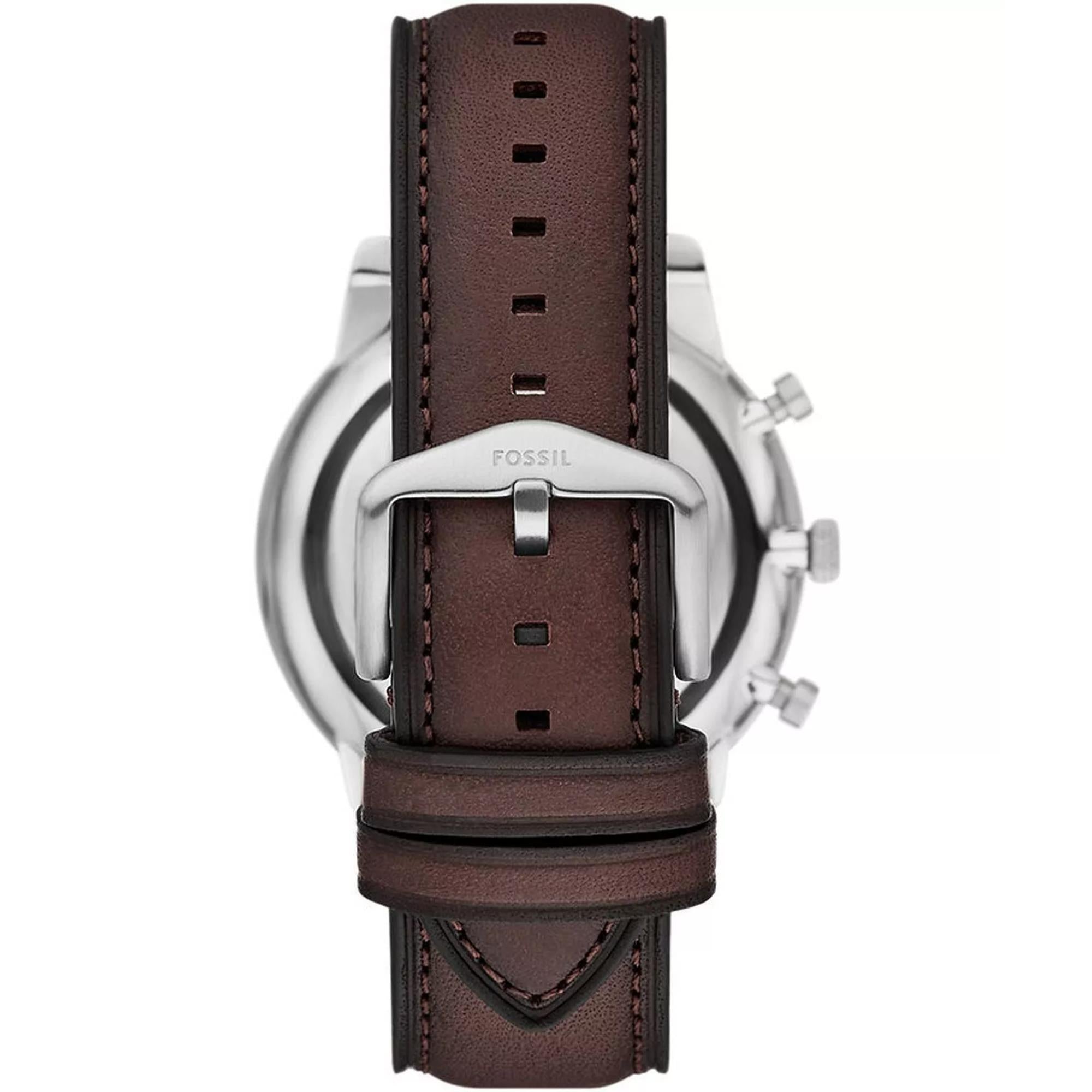 Fossil Neutra Chronograph Blue Dial Brown Leather Men's Watch FS6109