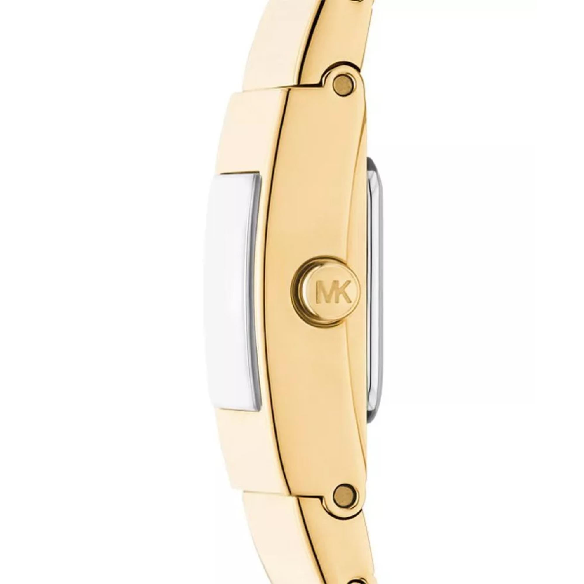 Michael Kors Darrington Gold Dial Gold-Tone Stainless Steel Strap Ladies Watch MK4885