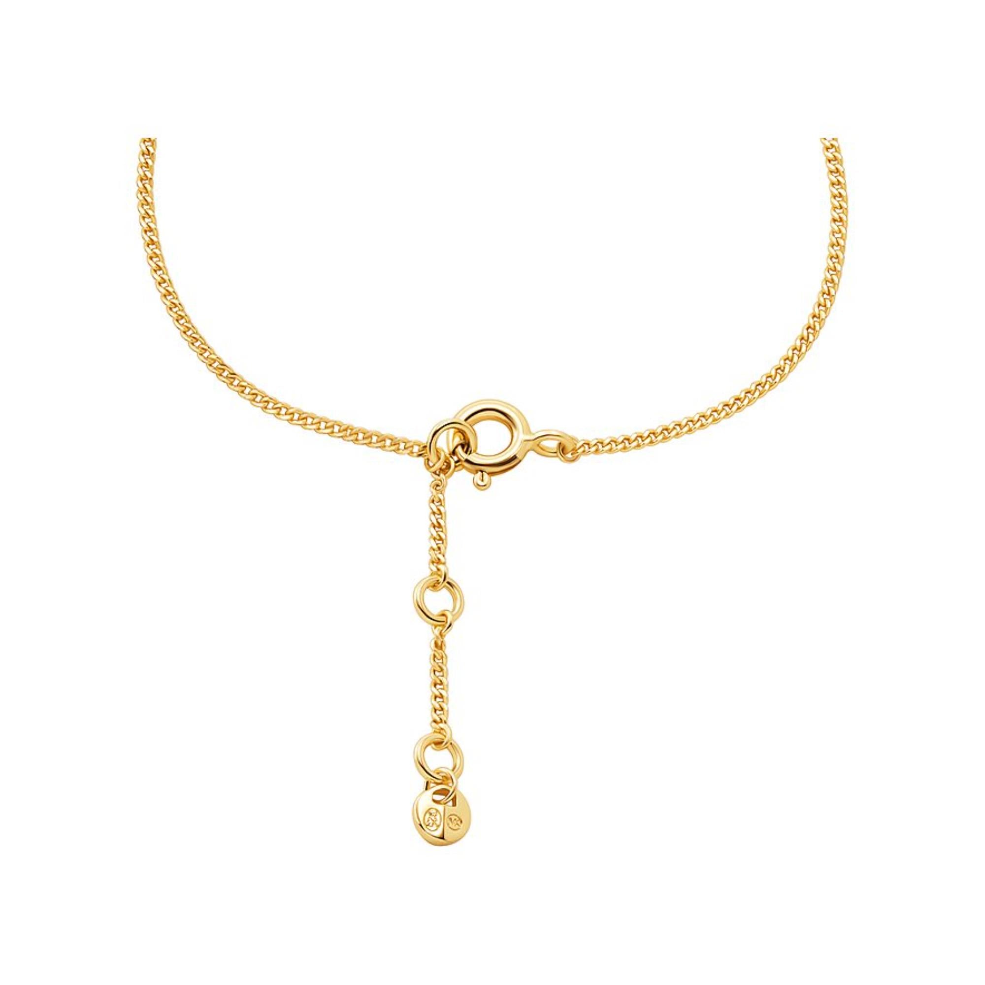 Michael Kors 14K Gold-Plated Sterling Silver Station Ladies Bracelet MKC1781710
