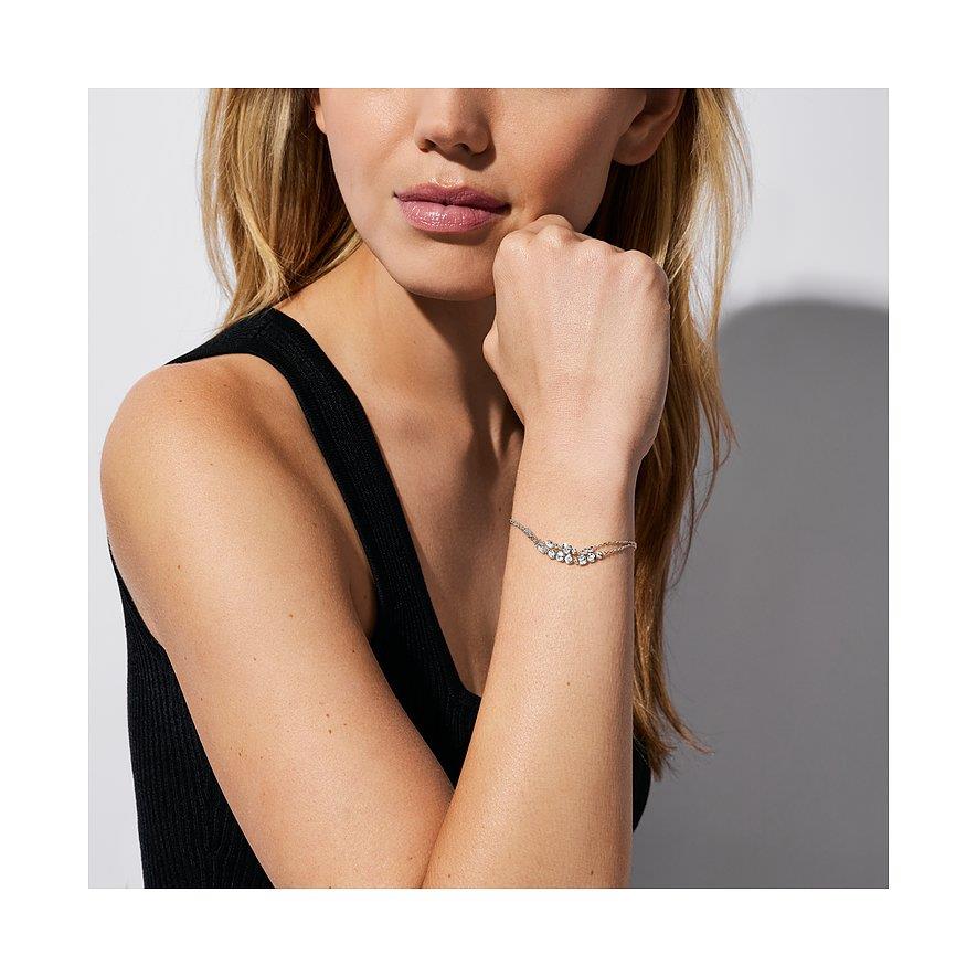 Michael Kors Brilliance Sterling Silver Slider Ladies Bracelet MKC1770040