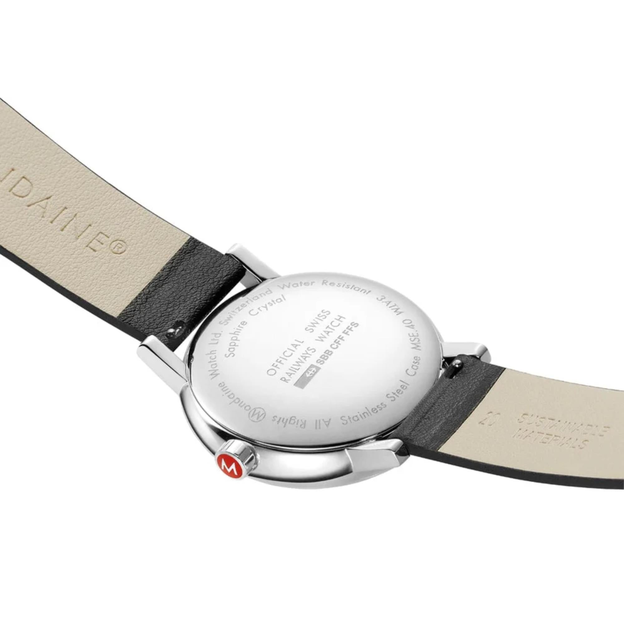 Mondaine Evo2 Big Date White Dial Men's Watch MSE.40210.LBV