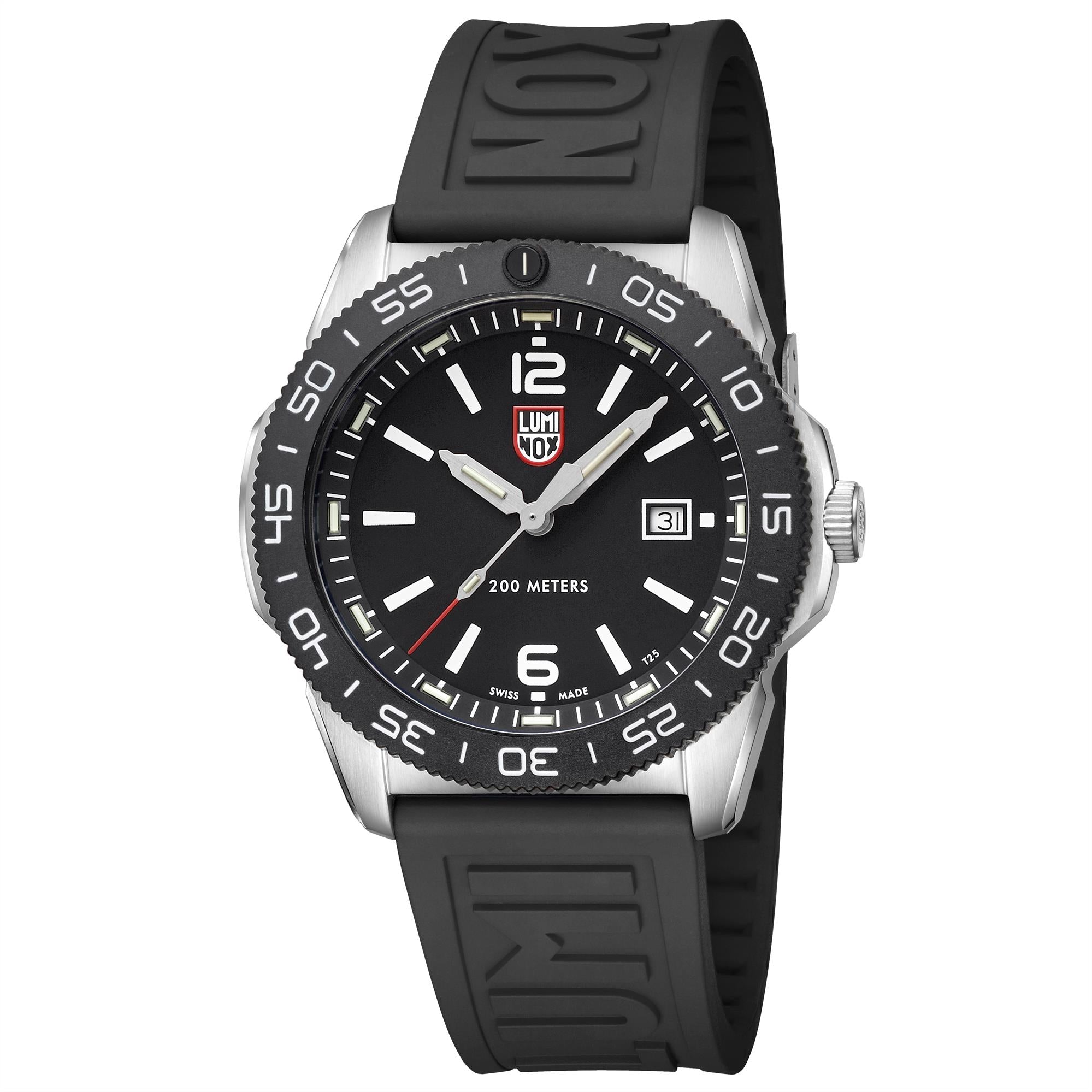 Luminox Pacific Diver 3120 Black Dial Rubber Strap Men's Watch XS.3121.1