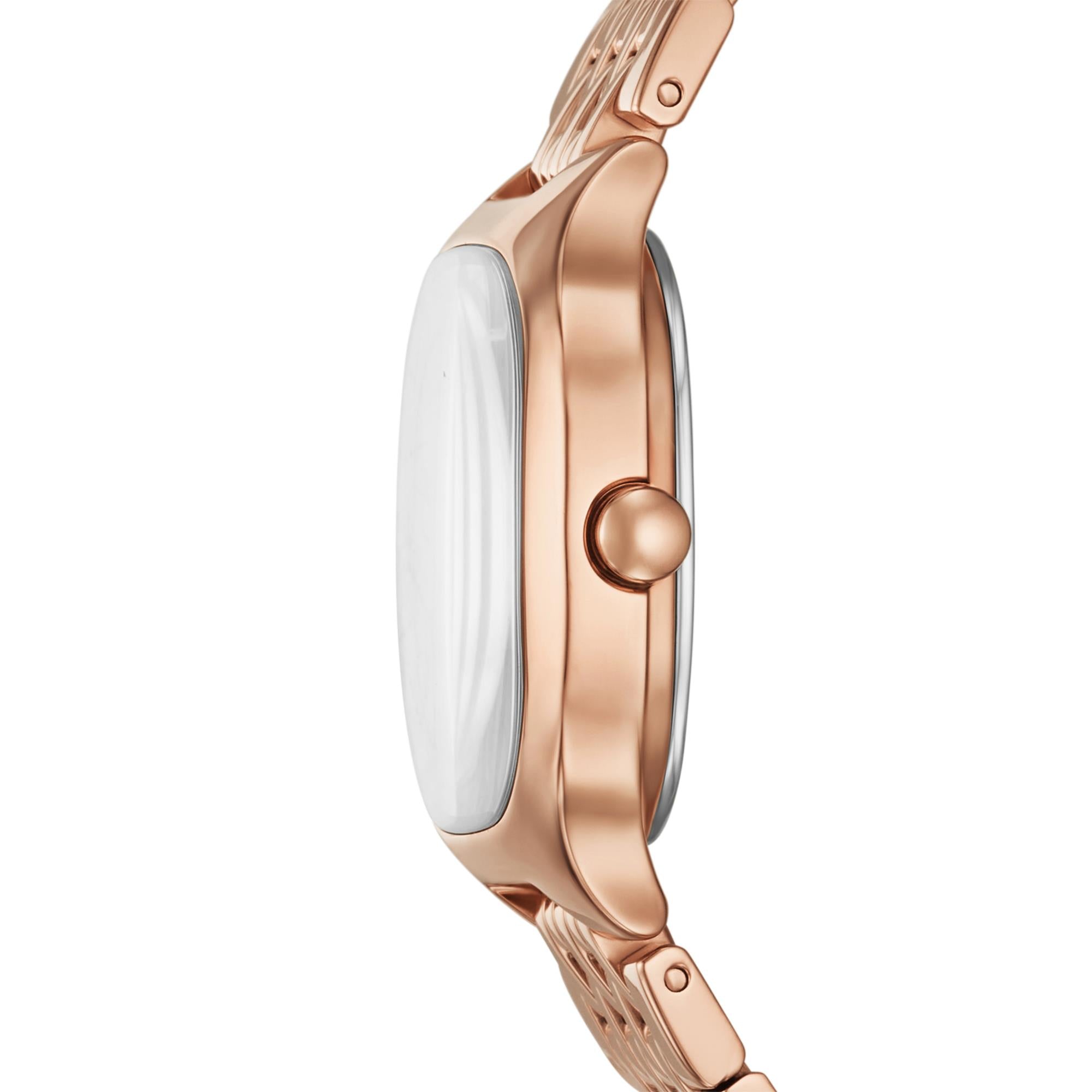 Skagen Lille Rose Gold Dial Stainless Steel Ladies Watch SKW3166