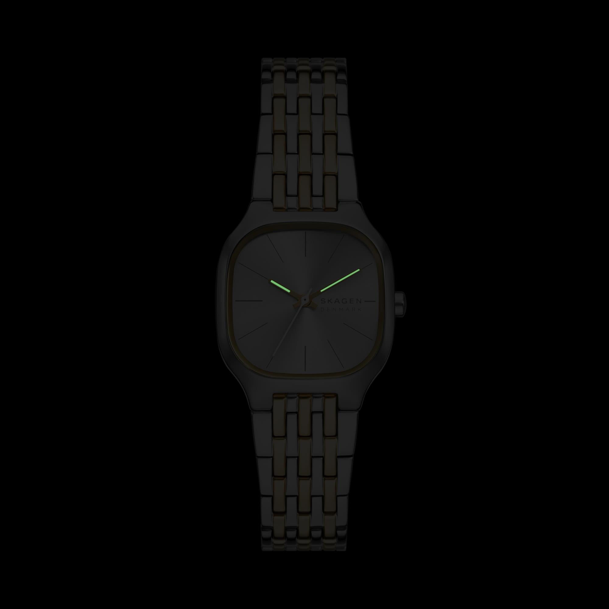 Skagen Mellem Lille Silver Dial Two-Tone Stainless Steel Strap Ladies Watch SKW3160