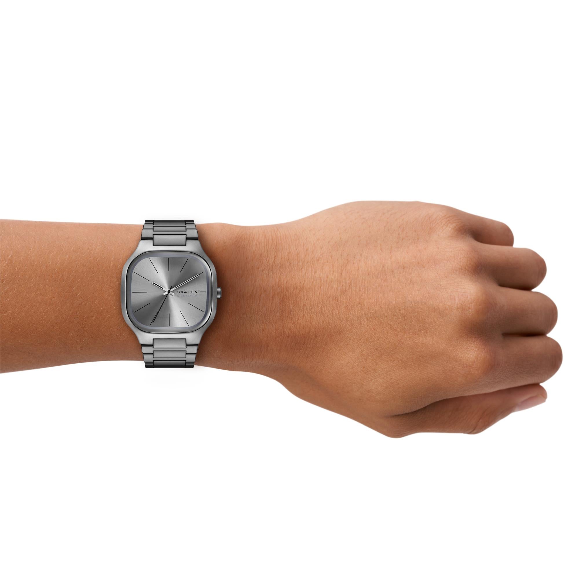 Skagen Mellem Grey Dial Stainless Steel Strap Men's Watch SKW6936
