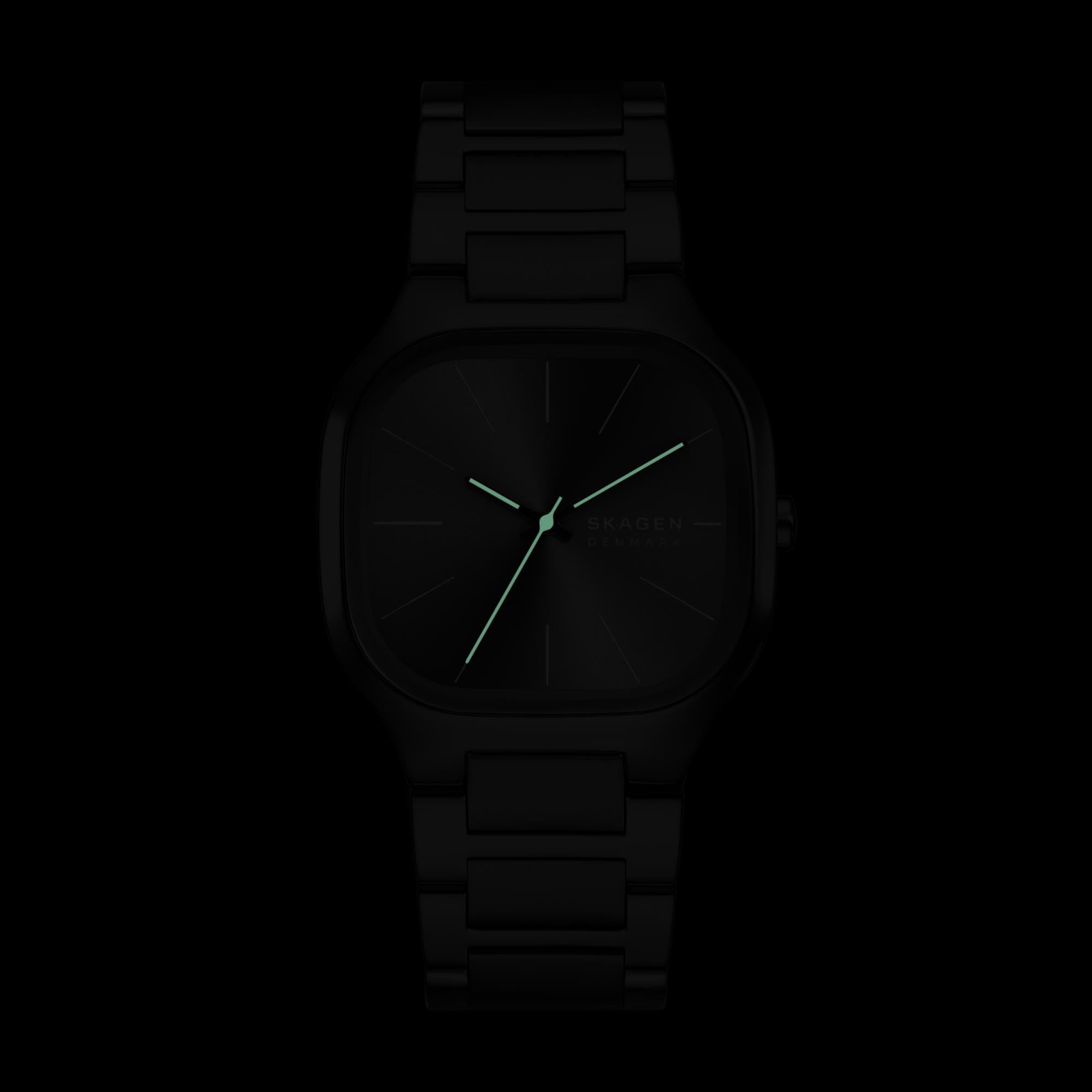 Skagen Mellem Black Dial Stainless Steel Strap Men's Watch SKW6935