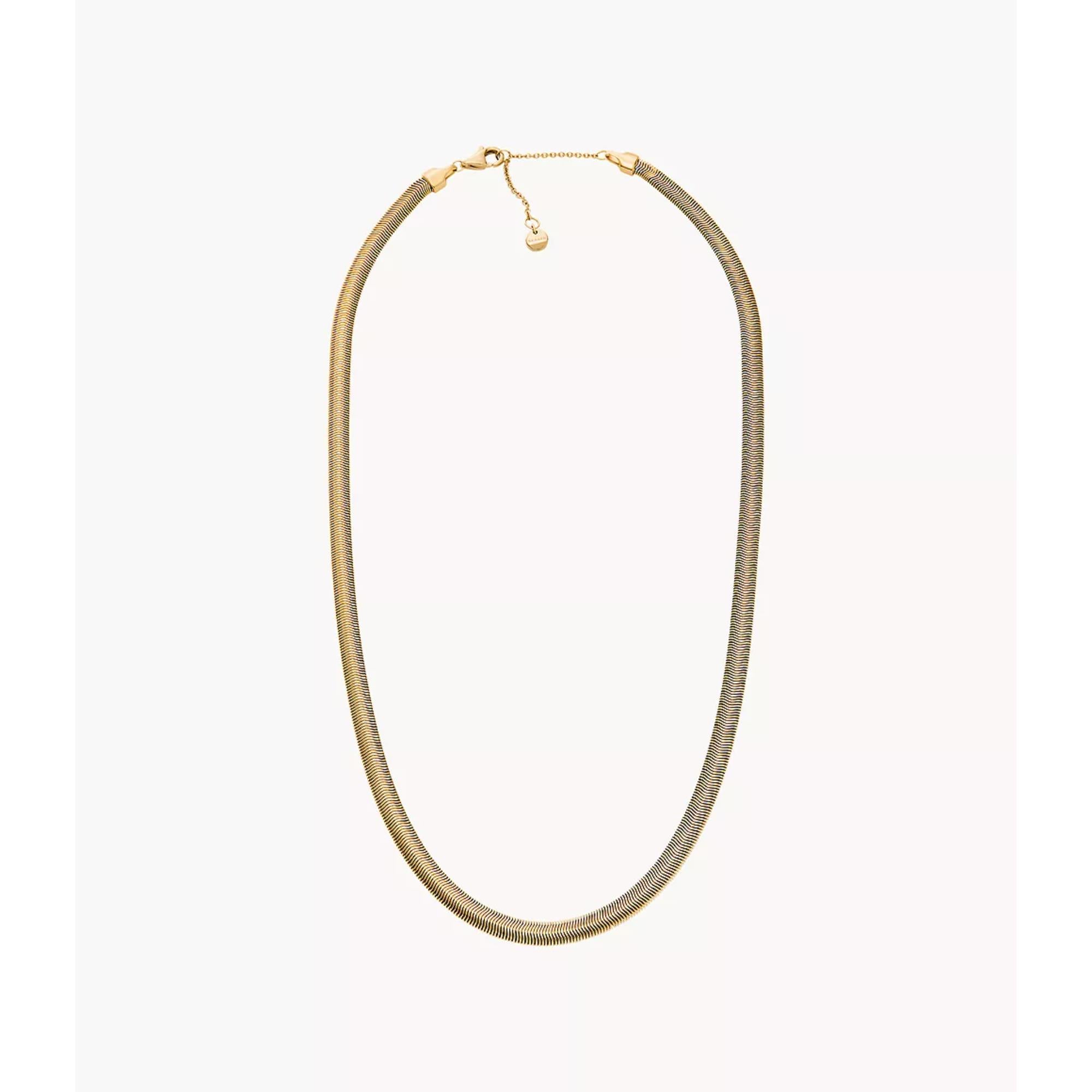 Skagen Moderne Stak Gold-Tone Stainless Steel Chain Ladies Necklace SKJ1866710