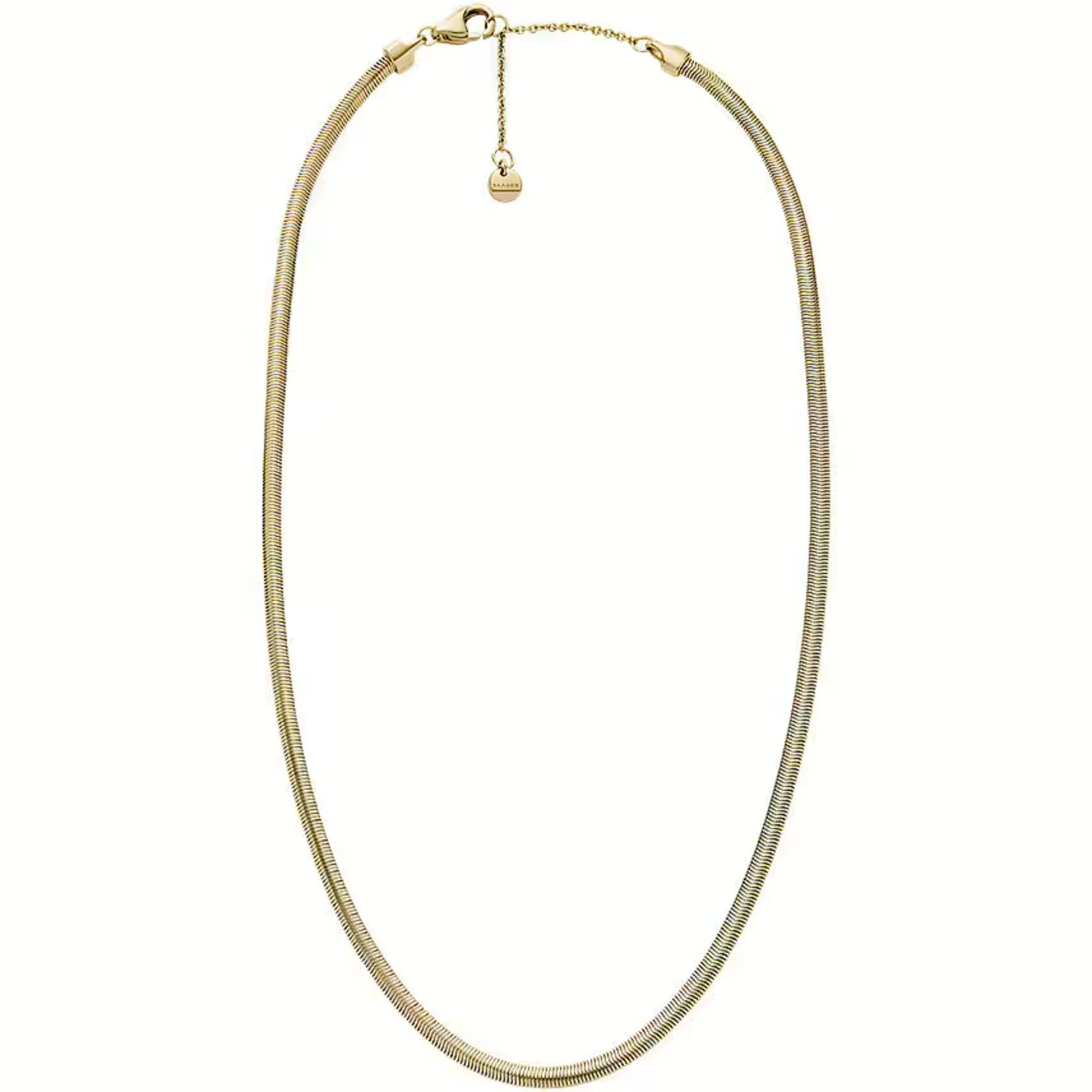 Skagen Moderne Stak Gold-Tone Stainless Steel Chain Ladies Necklace SKJ1872710