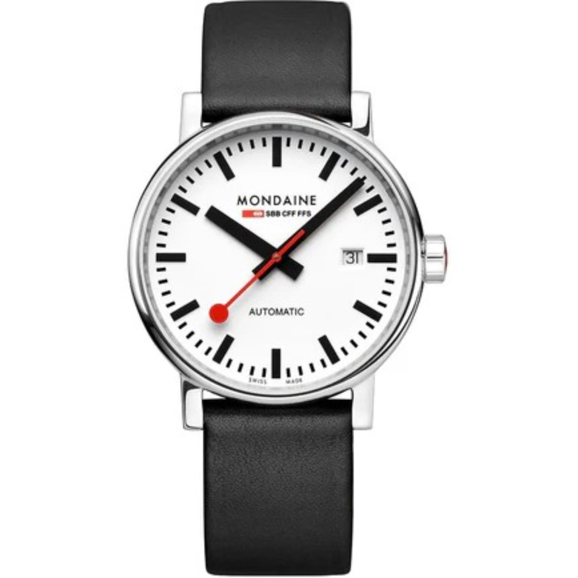 Mondaine Evo2 Automatic White Dial Men's Watch  MSE.40610.LBV