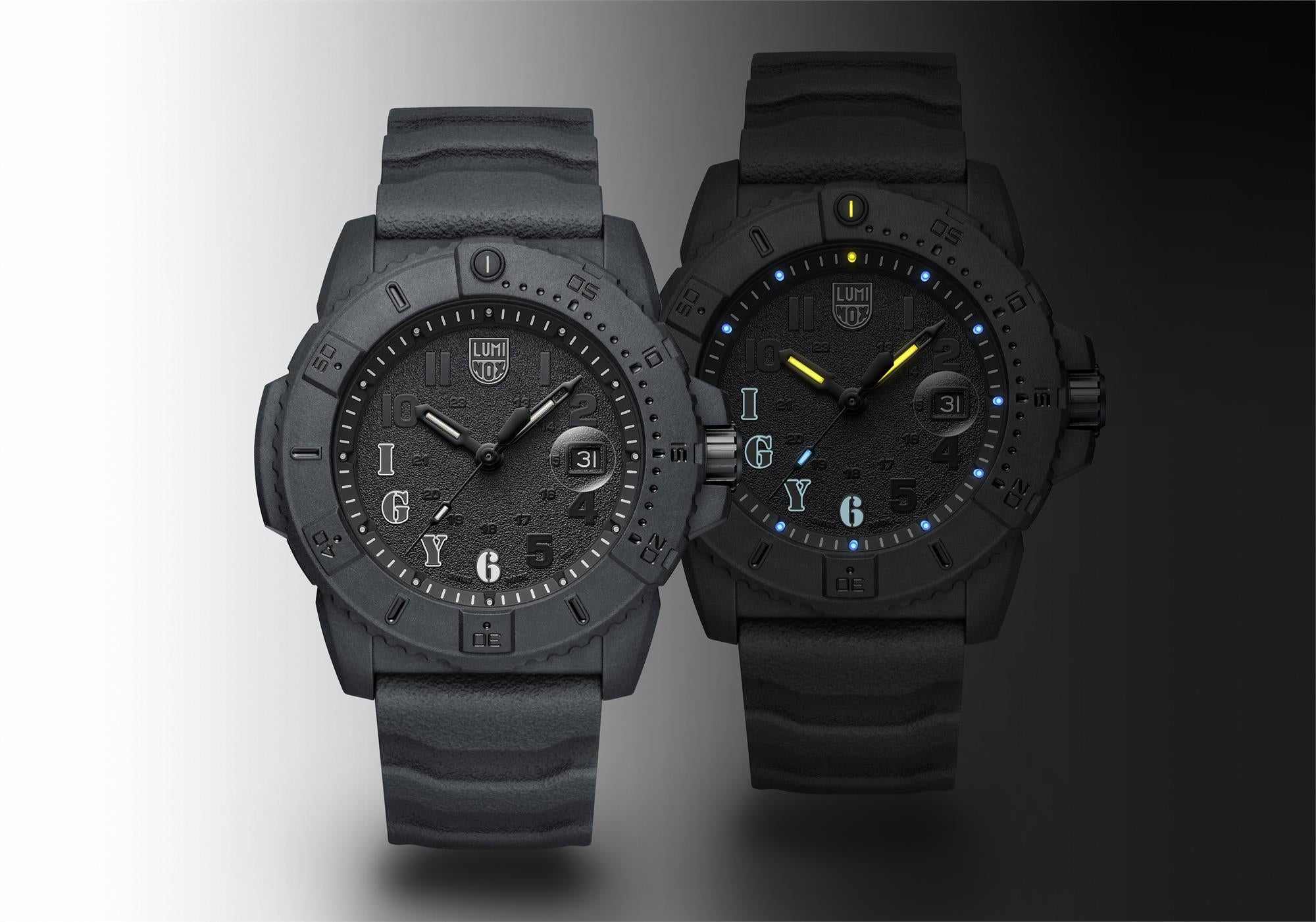 Luminox I GOT YOUR 6' Navy Seal Foundation 3600 Black Dial Rubber Strap Men's Watch XS.3611.IGY6.NSF