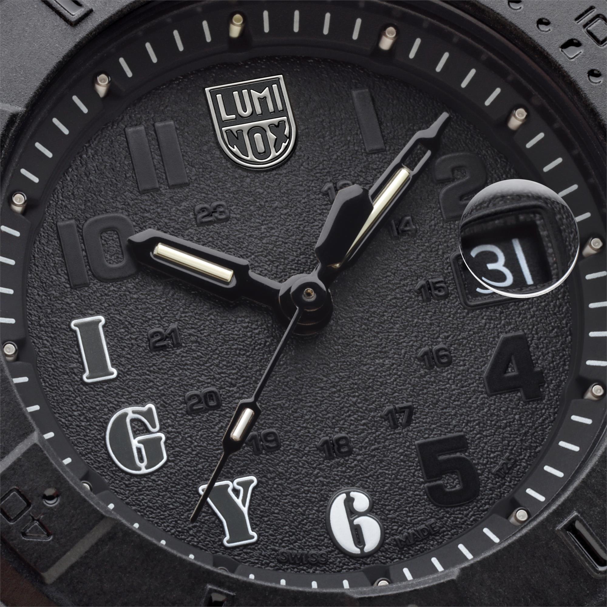 Luminox I GOT YOUR 6' Navy Seal Foundation 3600 Black Dial Rubber Strap Men's Watch XS.3611.IGY6.NSF