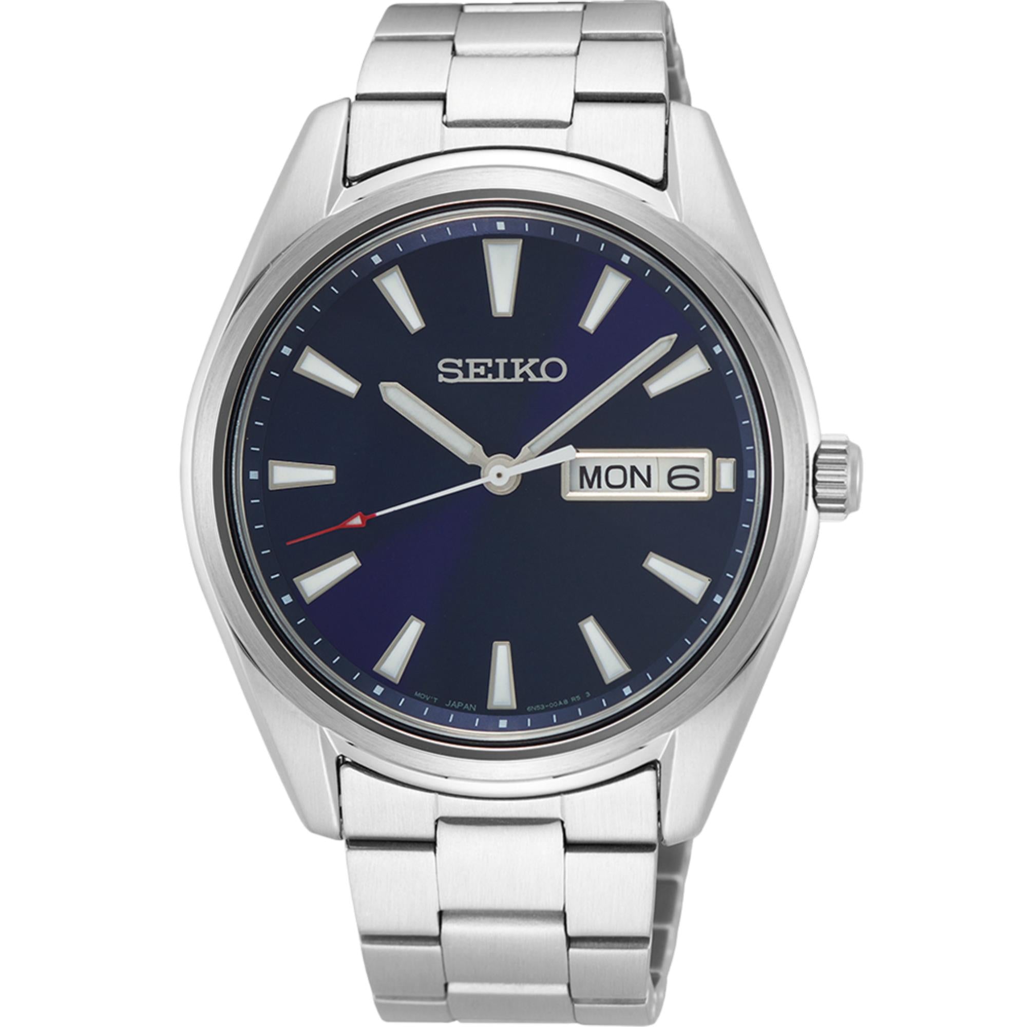 Seiko Conceptual Quartz Blue Dial Stainless Steel Strap Men's Watch SUR341P1