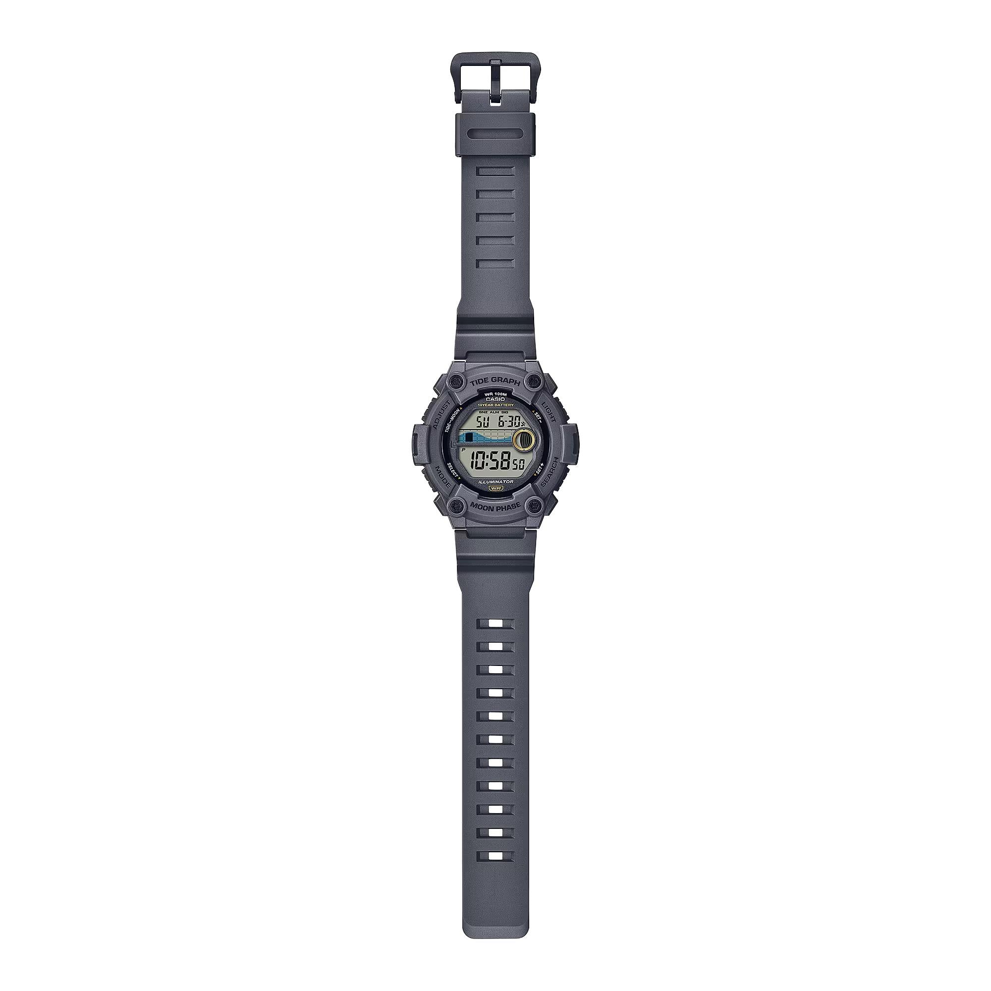 Casio Tide Graph Moon Phase Digital Resin Strap Men's Watch WS-1300H-8AVEF