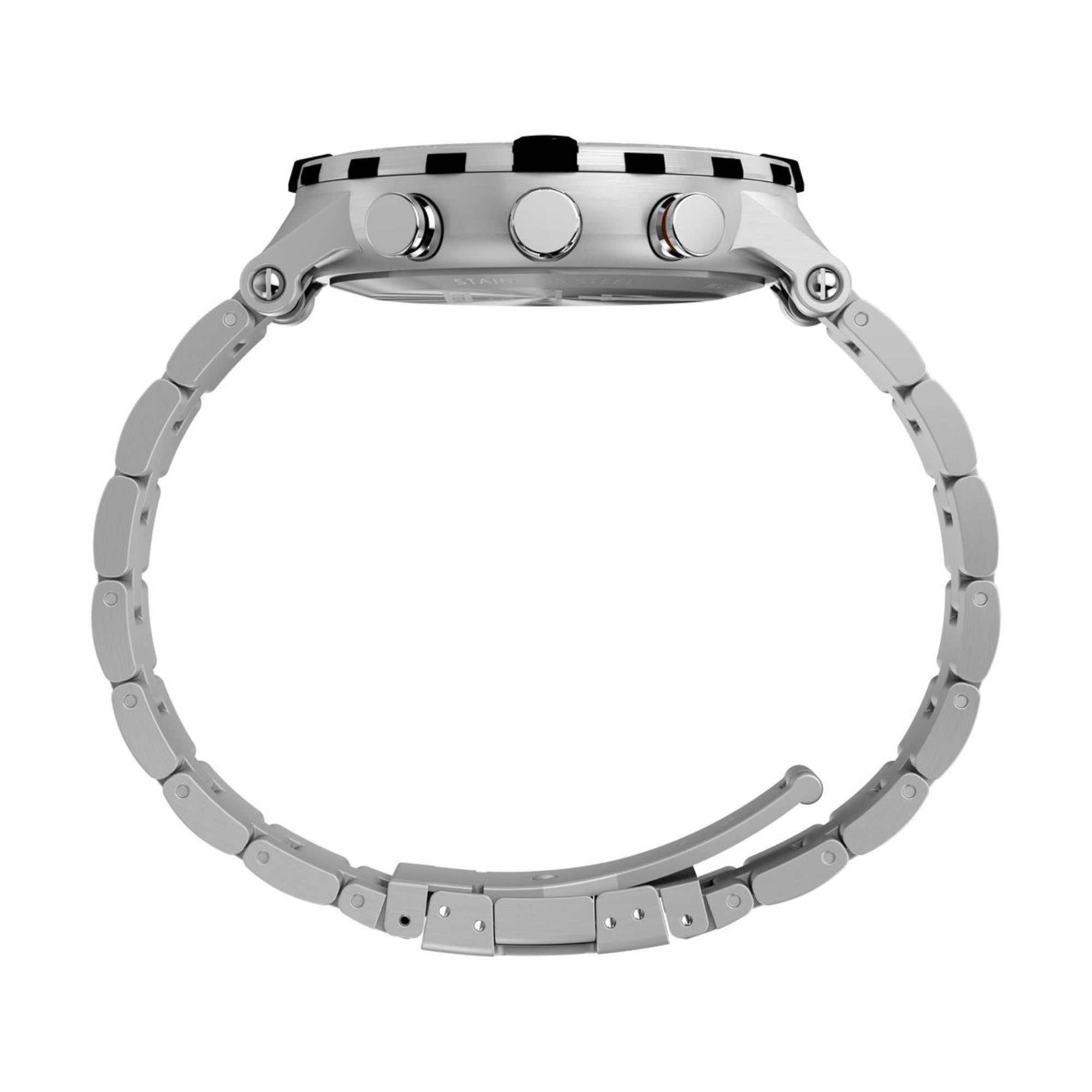 Timex Expedition Tide-Temp-Compass Grey Dial Stainless Steel Strap Men's Watch TW2Y12900